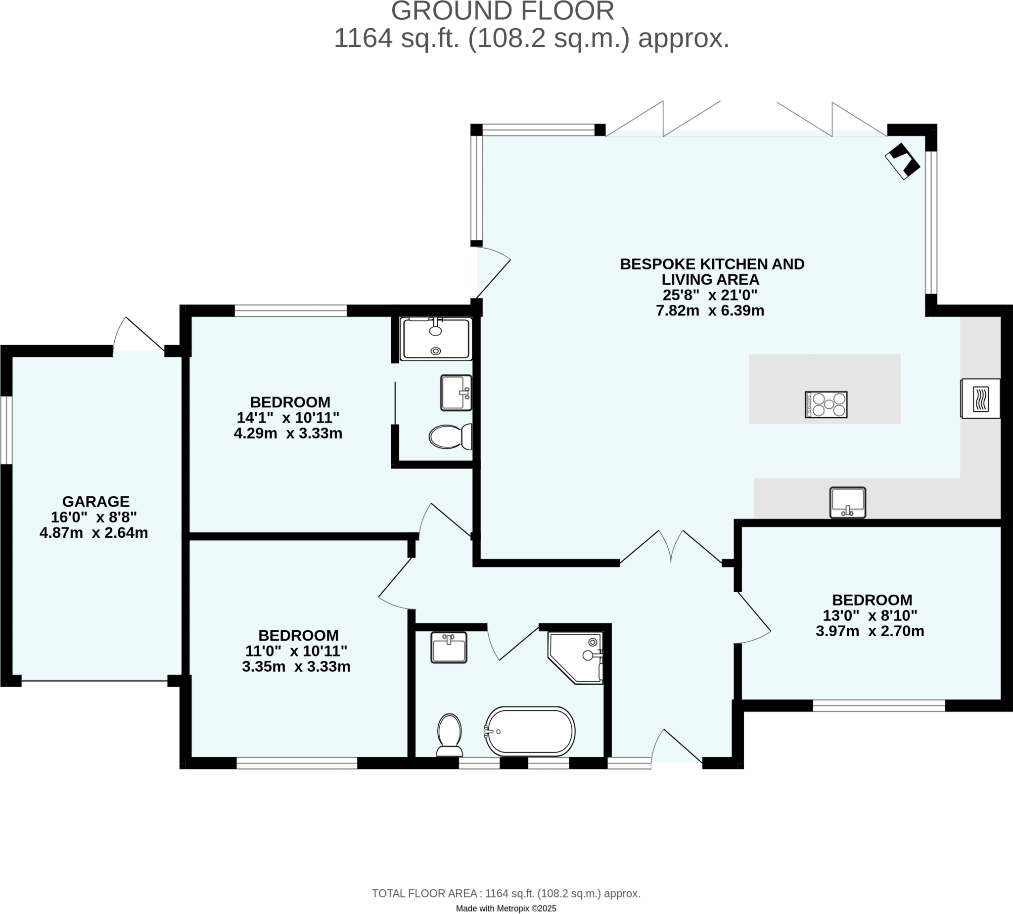Harcombe Lane, Sidford, Sidmouth, Devon floorplan
