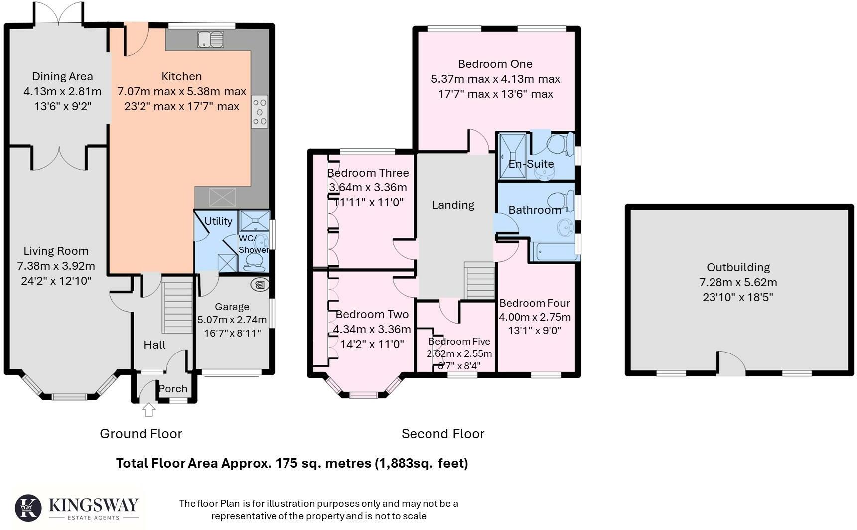Canon Young Road, Whitnash floorplan