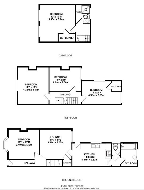 Henry Road, Botley floorplan