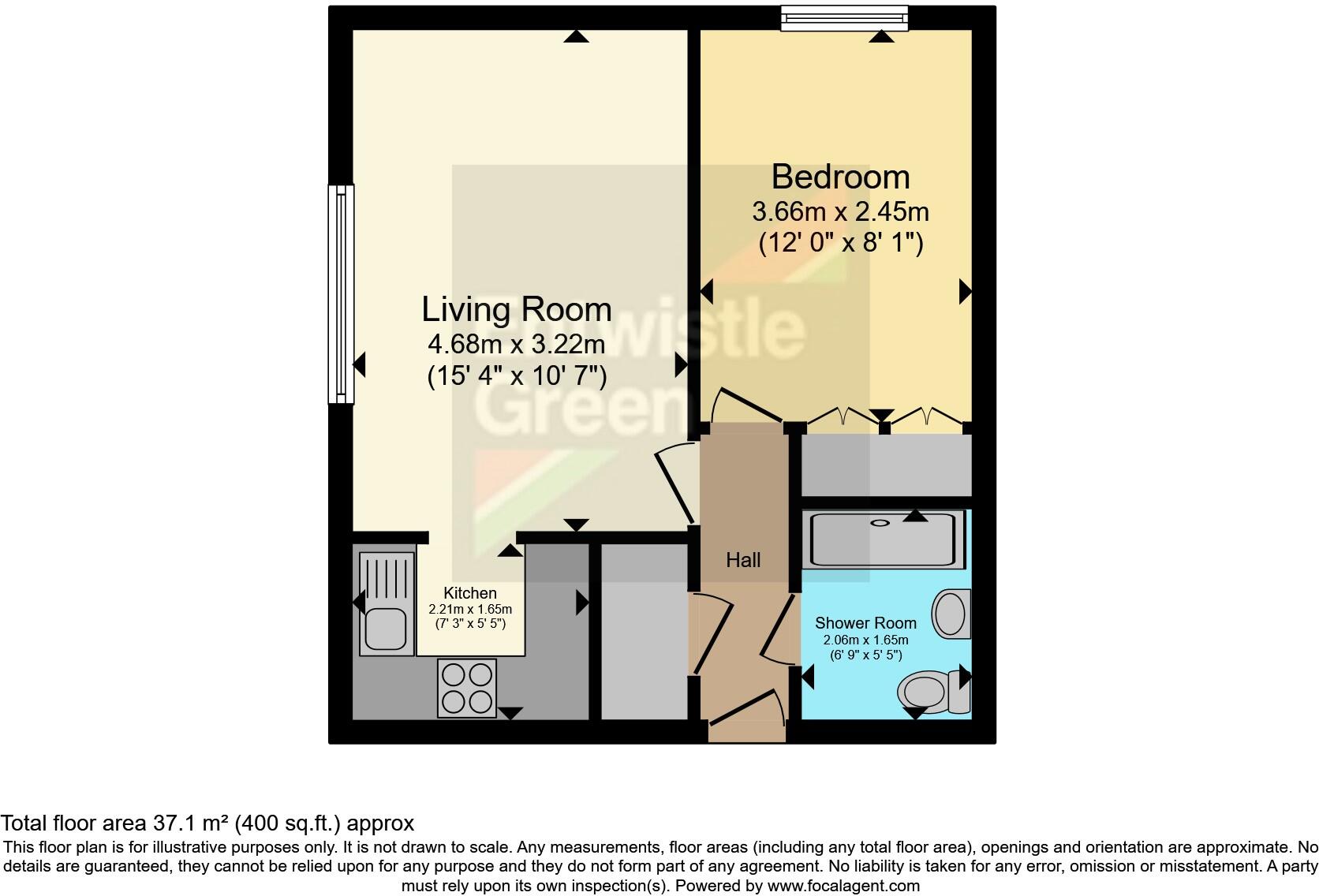 Beach Street, Morecambe, Lancashire, LA4 floorplan