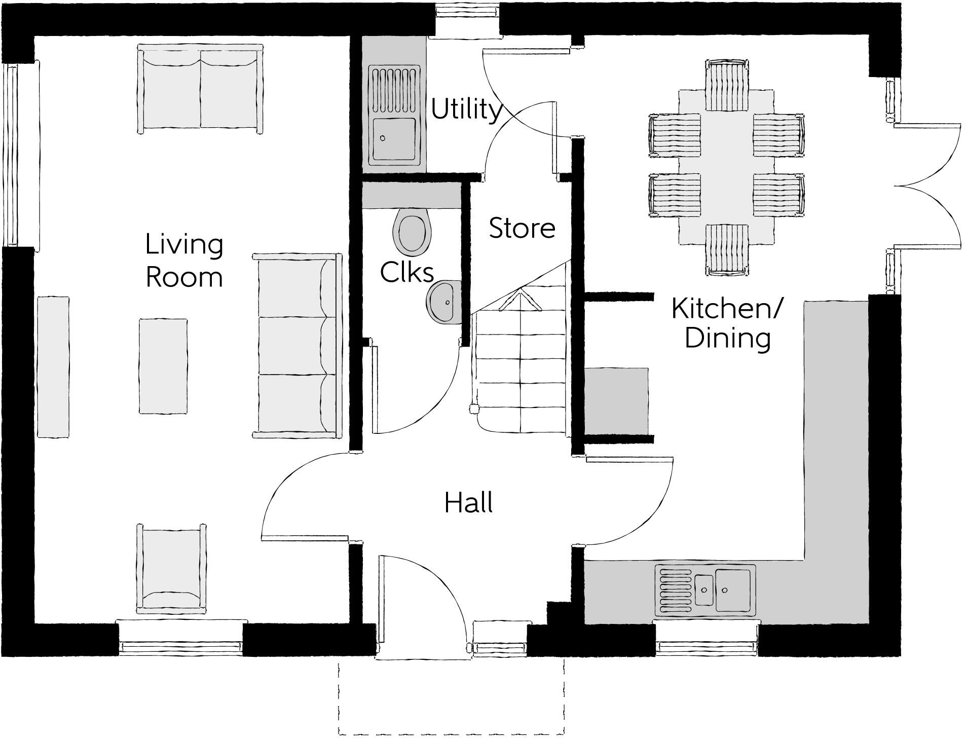 Burtonwood Road, Warrington, Cheshire, WA5 3TZ floorplan