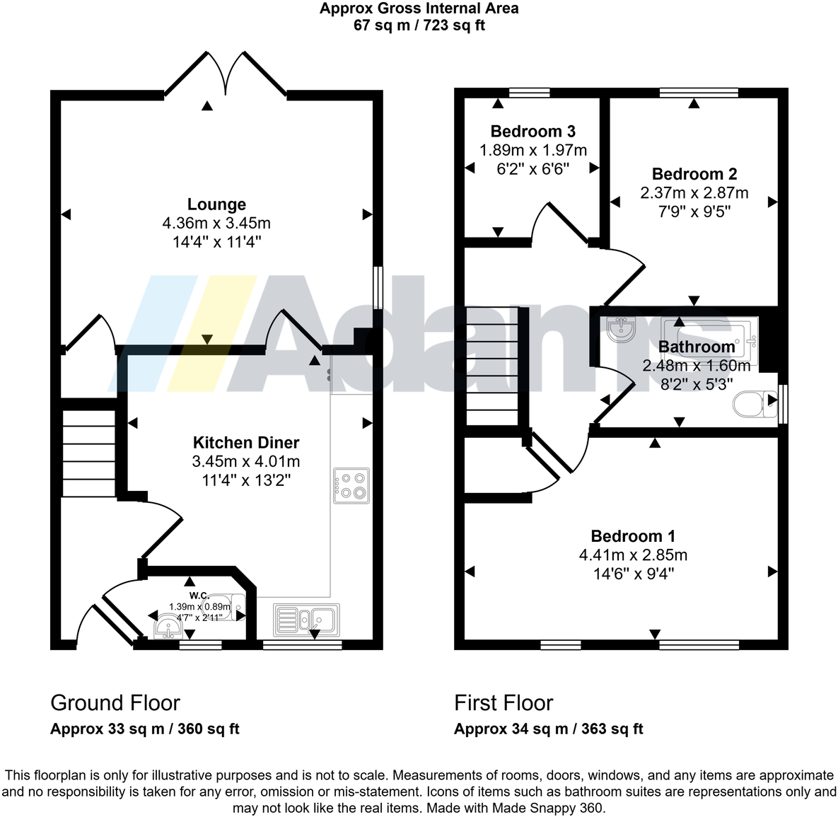 Worsley Close, Runcorn floorplan
