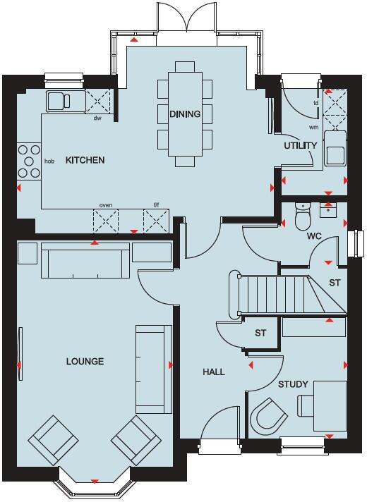 Hawthorn Rise, Peterchurch, 
Hereford, 
County of Herefordshire
HR2 0RQ floorplan