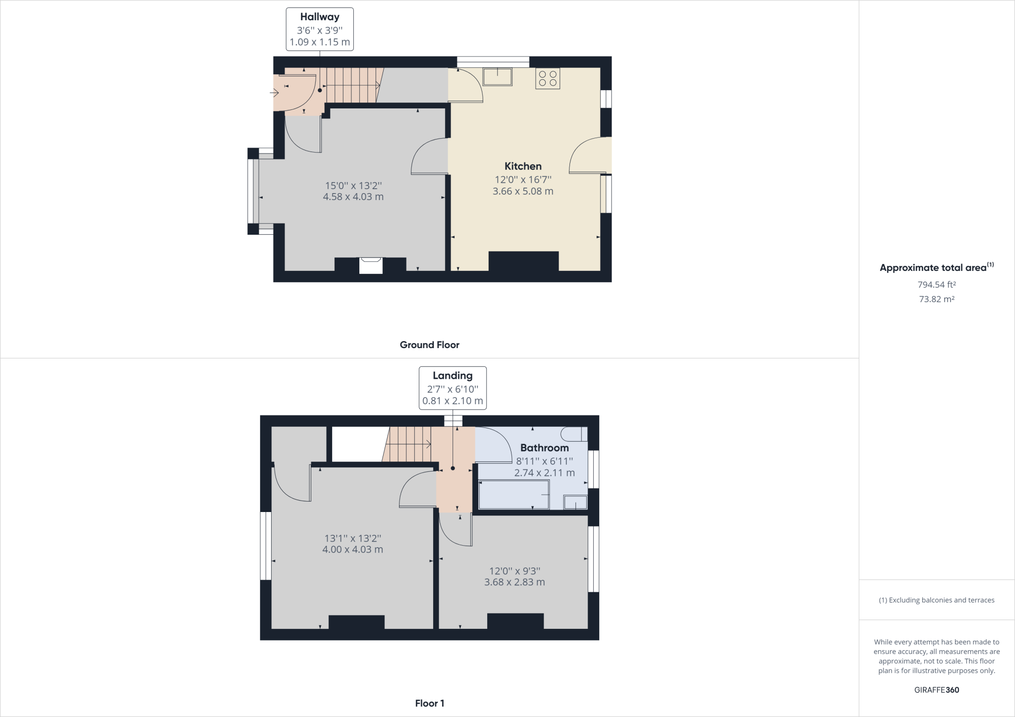 Flower Street, Goldthorpe floorplan