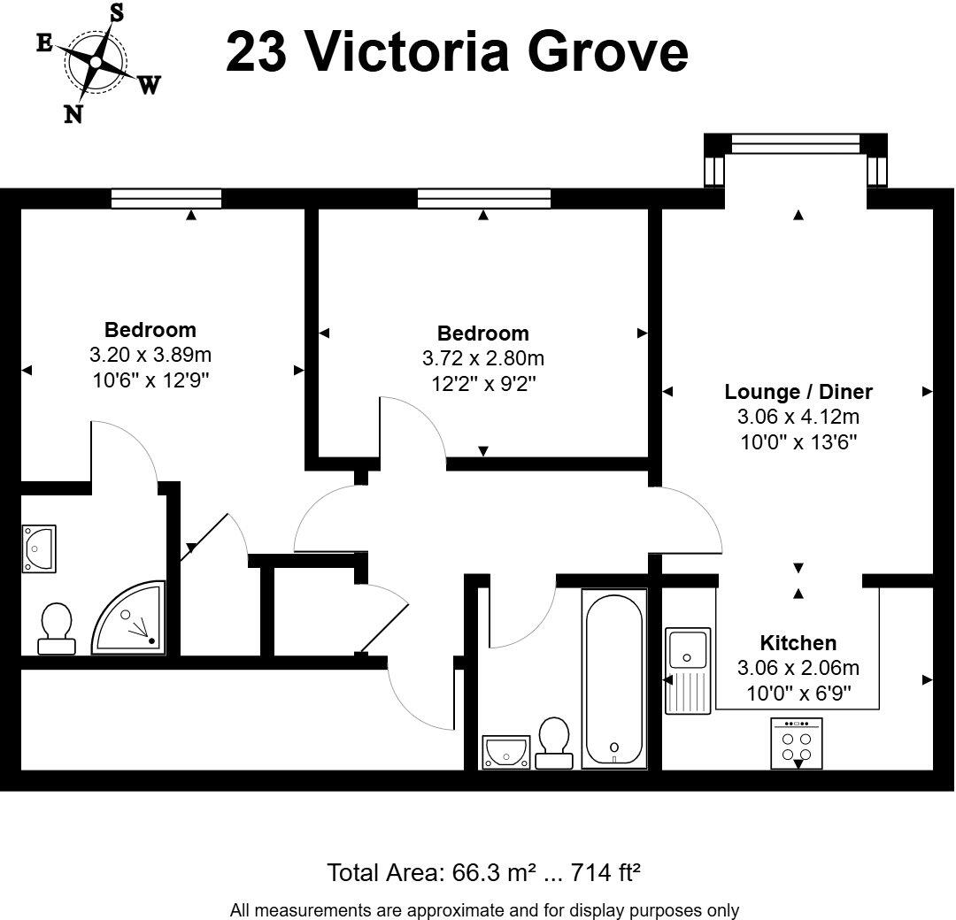 Victoria Grove, Newbury, West Berkshire, RG14 floorplan