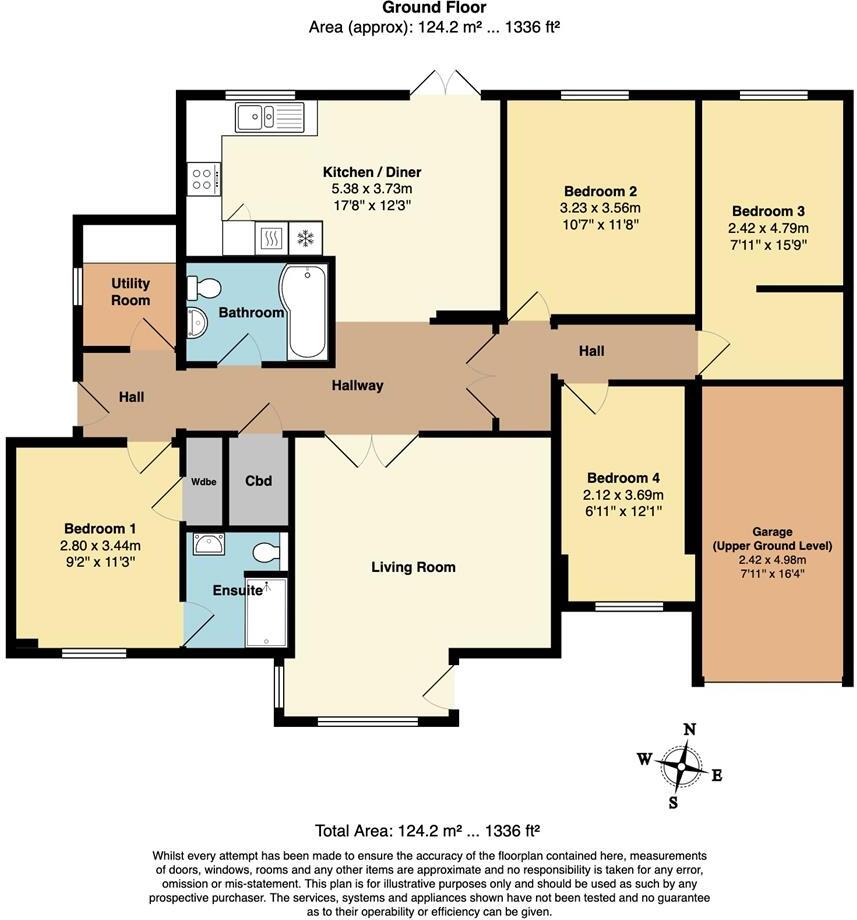 Threemilestone, Truro floorplan