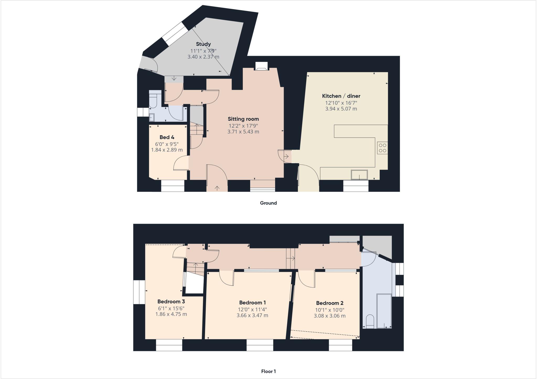 Bickleigh, Tiverton, Devon, EX16 floorplan