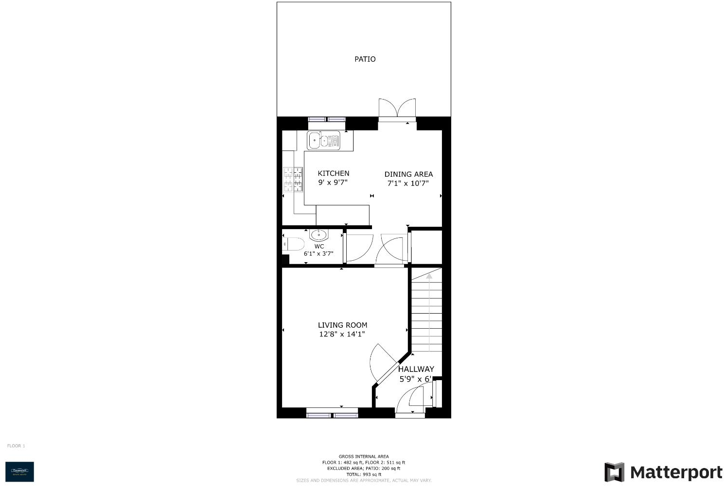 Portway Row, Chester floorplan