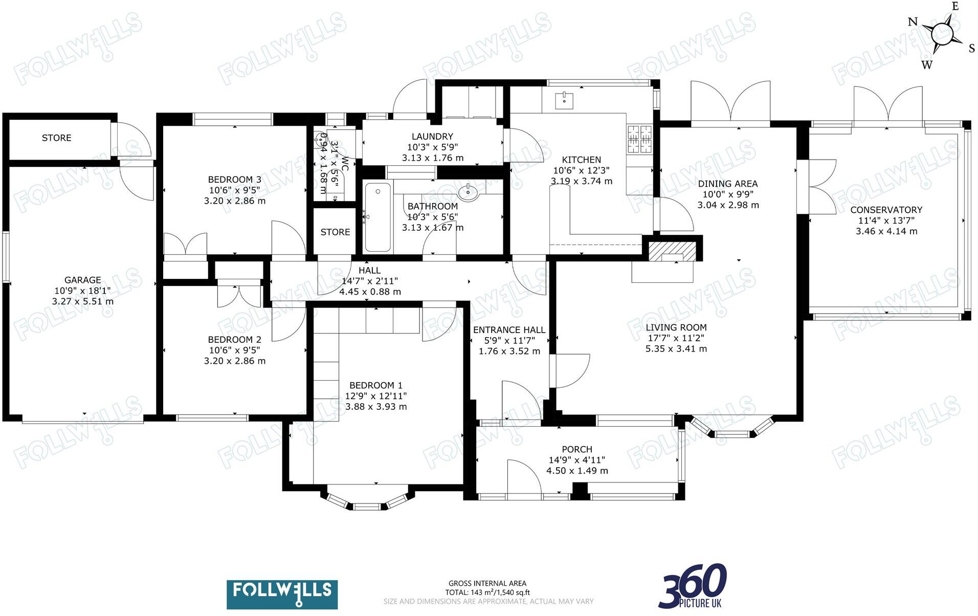 Roe Lane, Westlands, ST5 floorplan