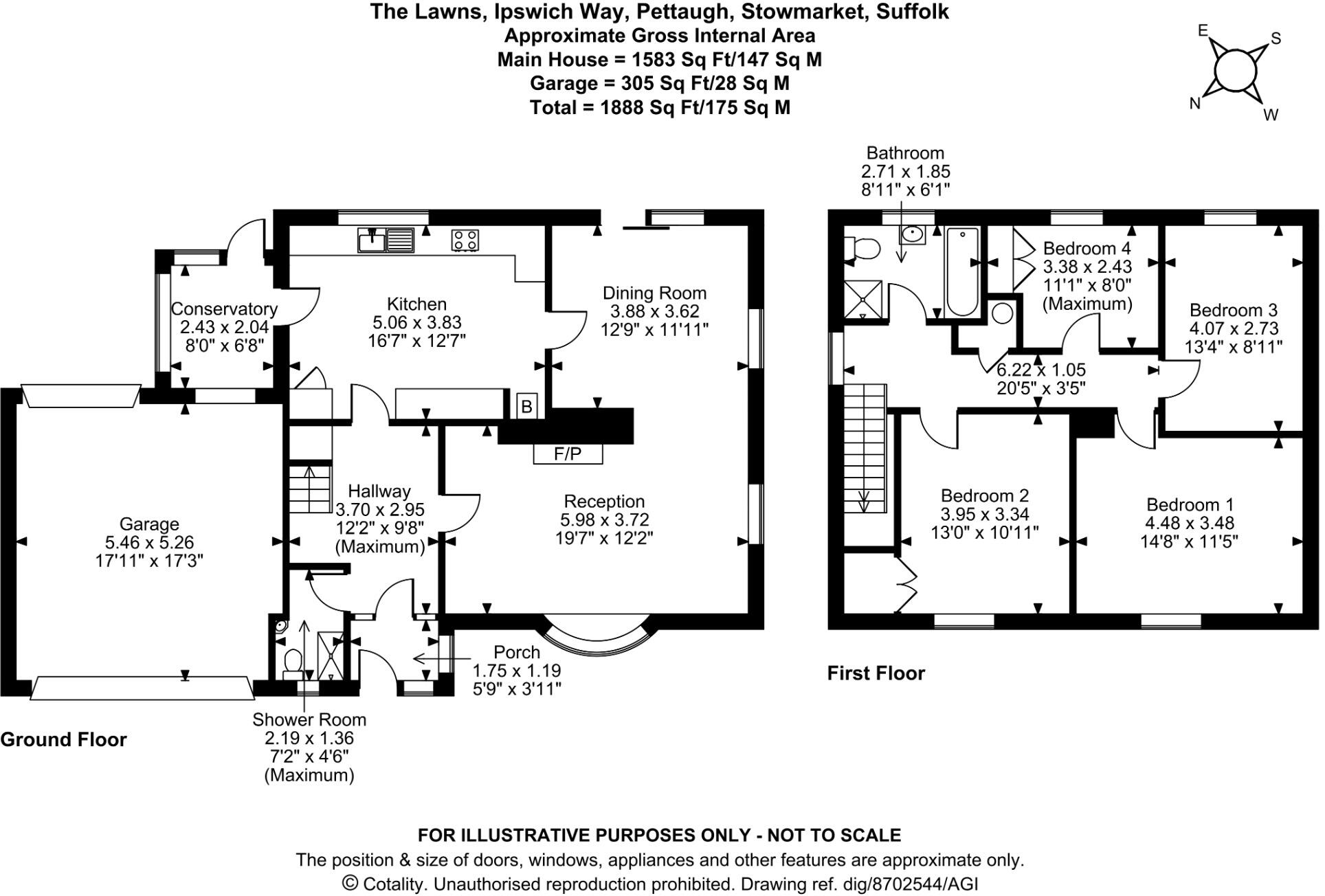 Pettaugh, Stowmarket, Suffolk floorplan