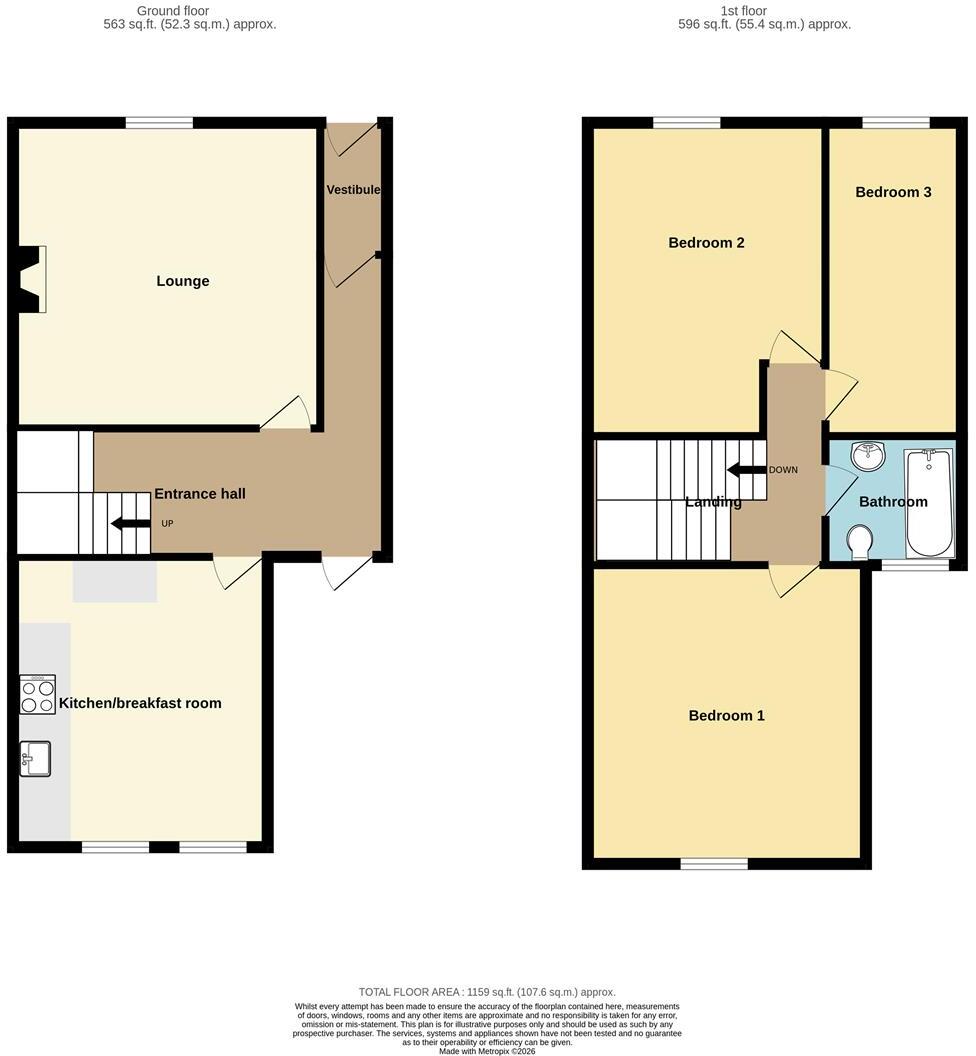 9, Wallace Green, Berwick-Upon-Tweed floorplan