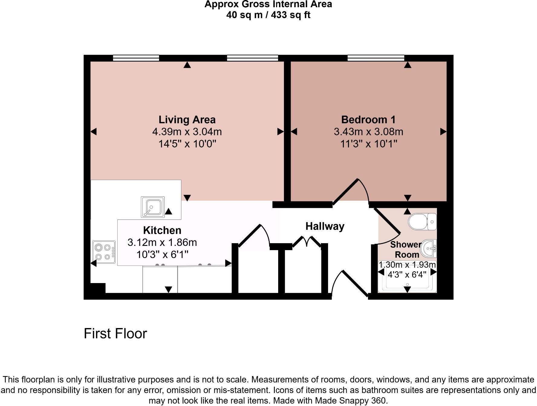 Flat , Mauleverer House, Horsefair, Boroughbridge, York floorplan