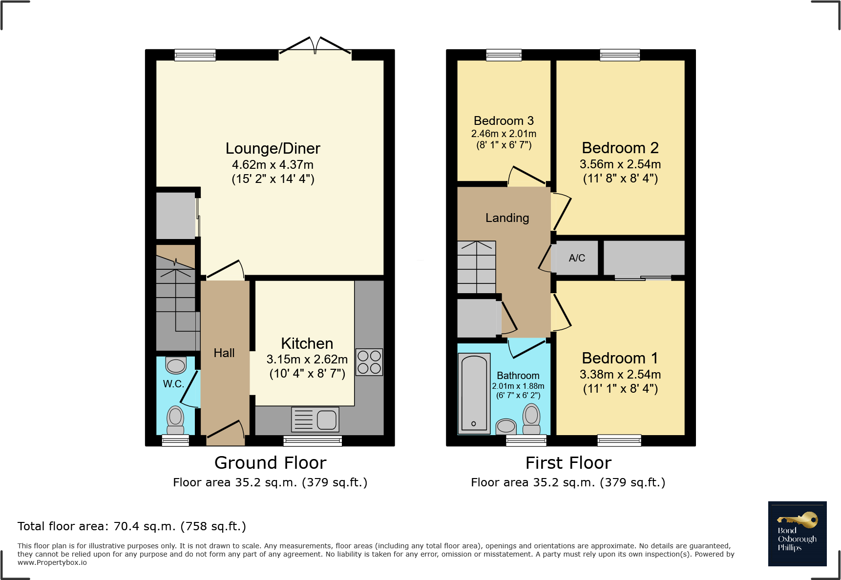 King Alfred Crescent, Northam, Bideford floorplan