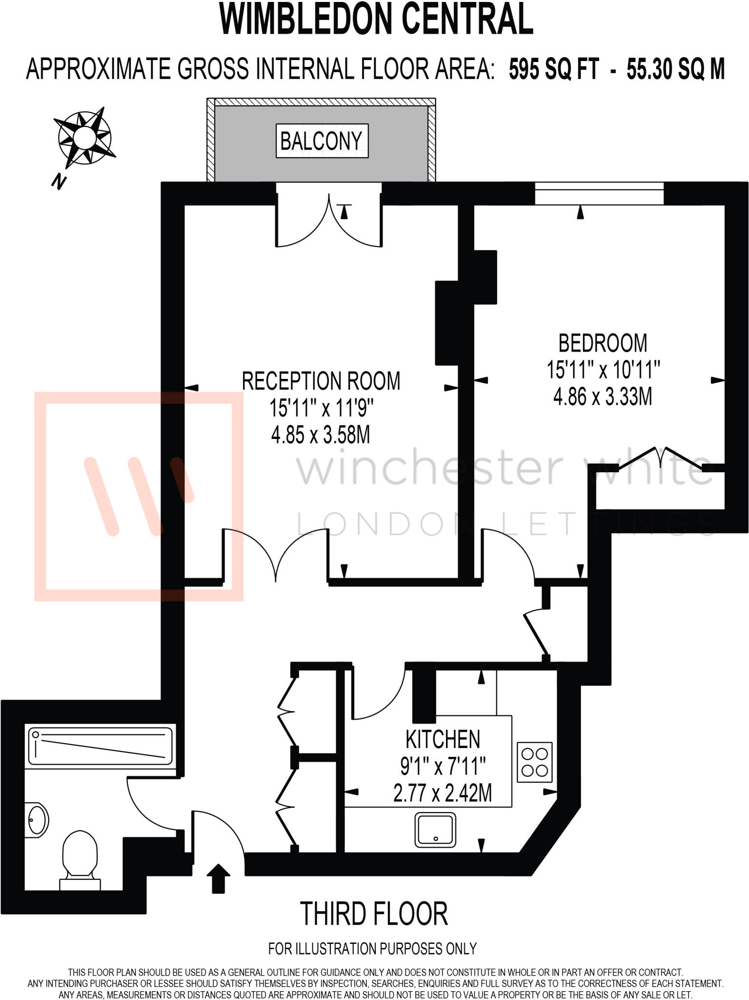 Wimbledon Central, SW19 floorplan