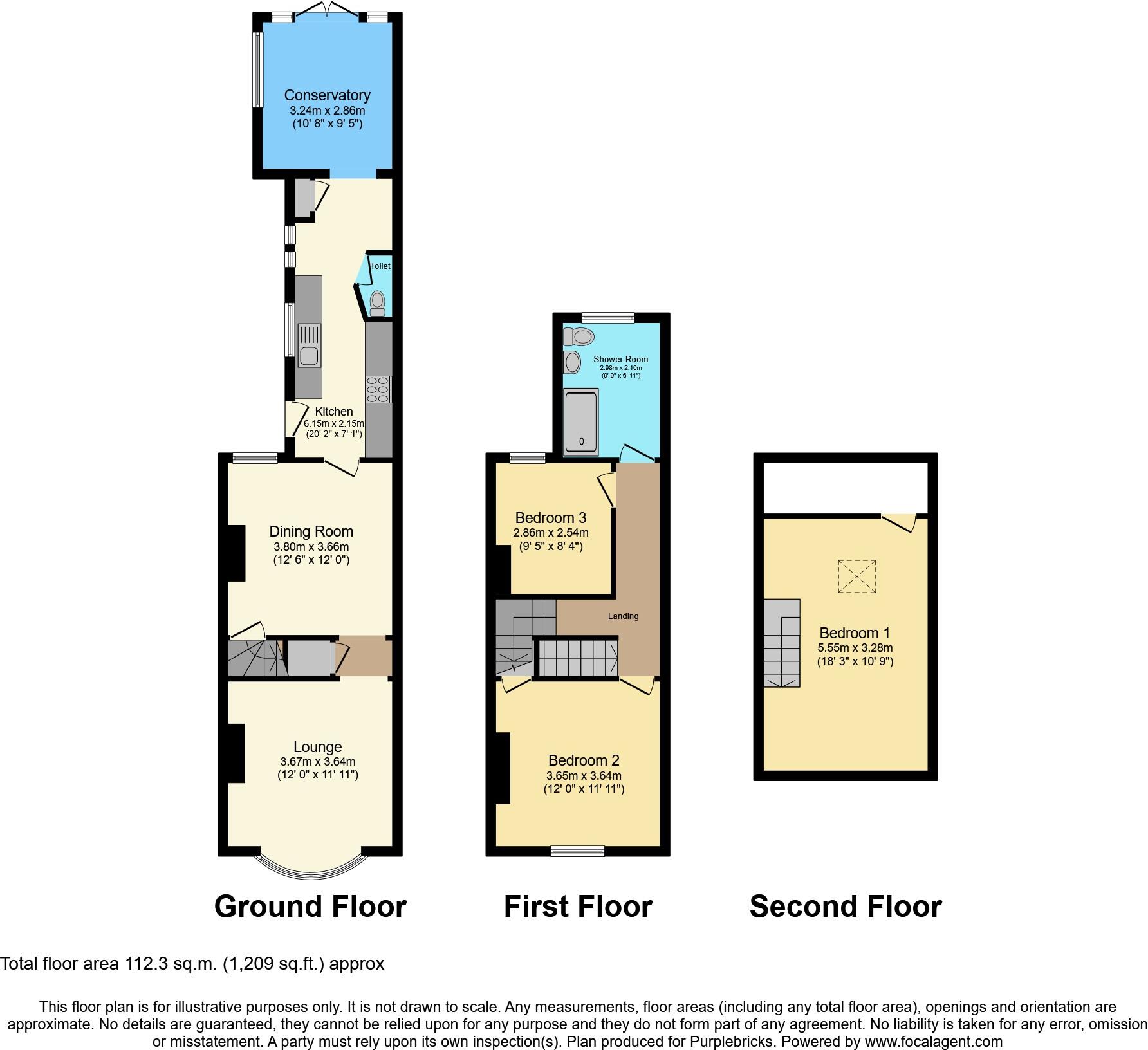 Brooks Lane, Coalville, LE67 floorplan