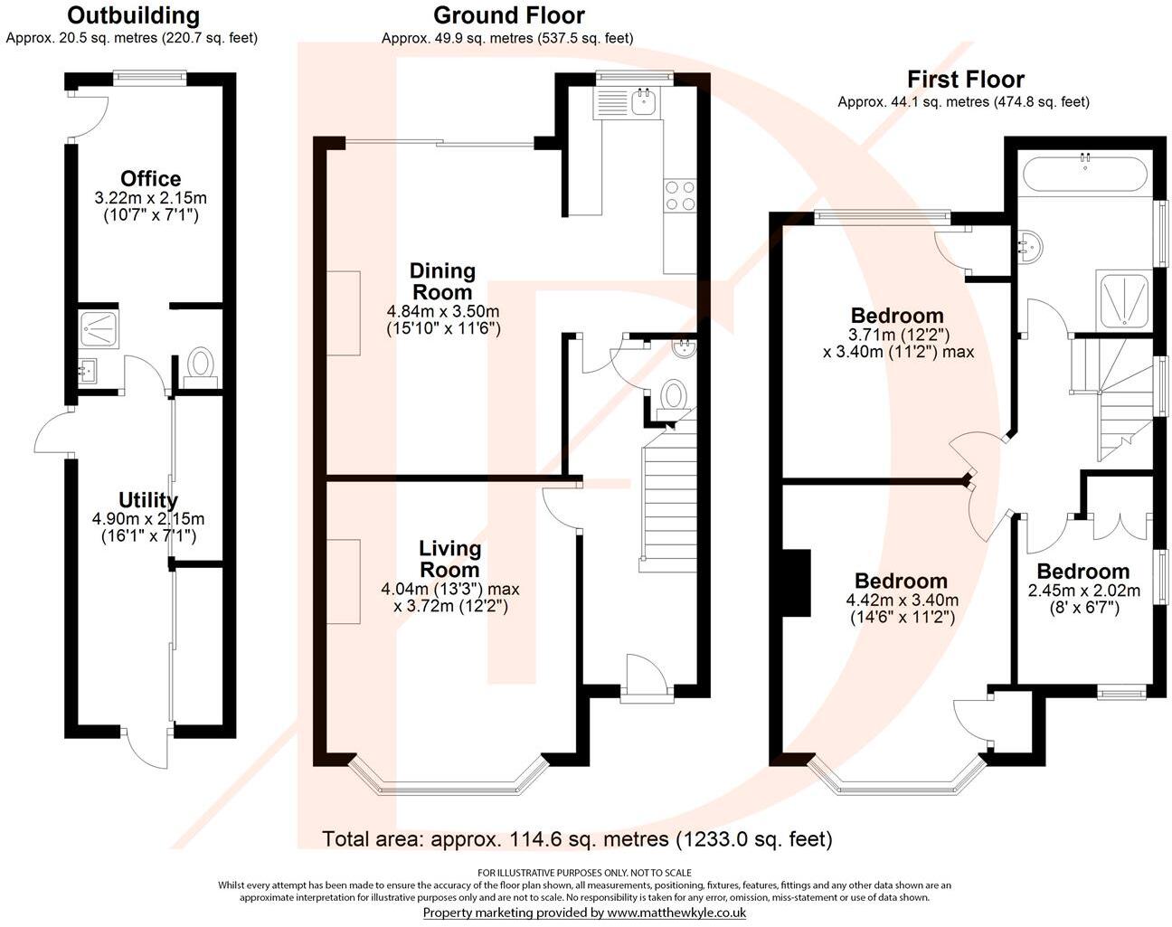 Sedley Rise, Loughton floorplan