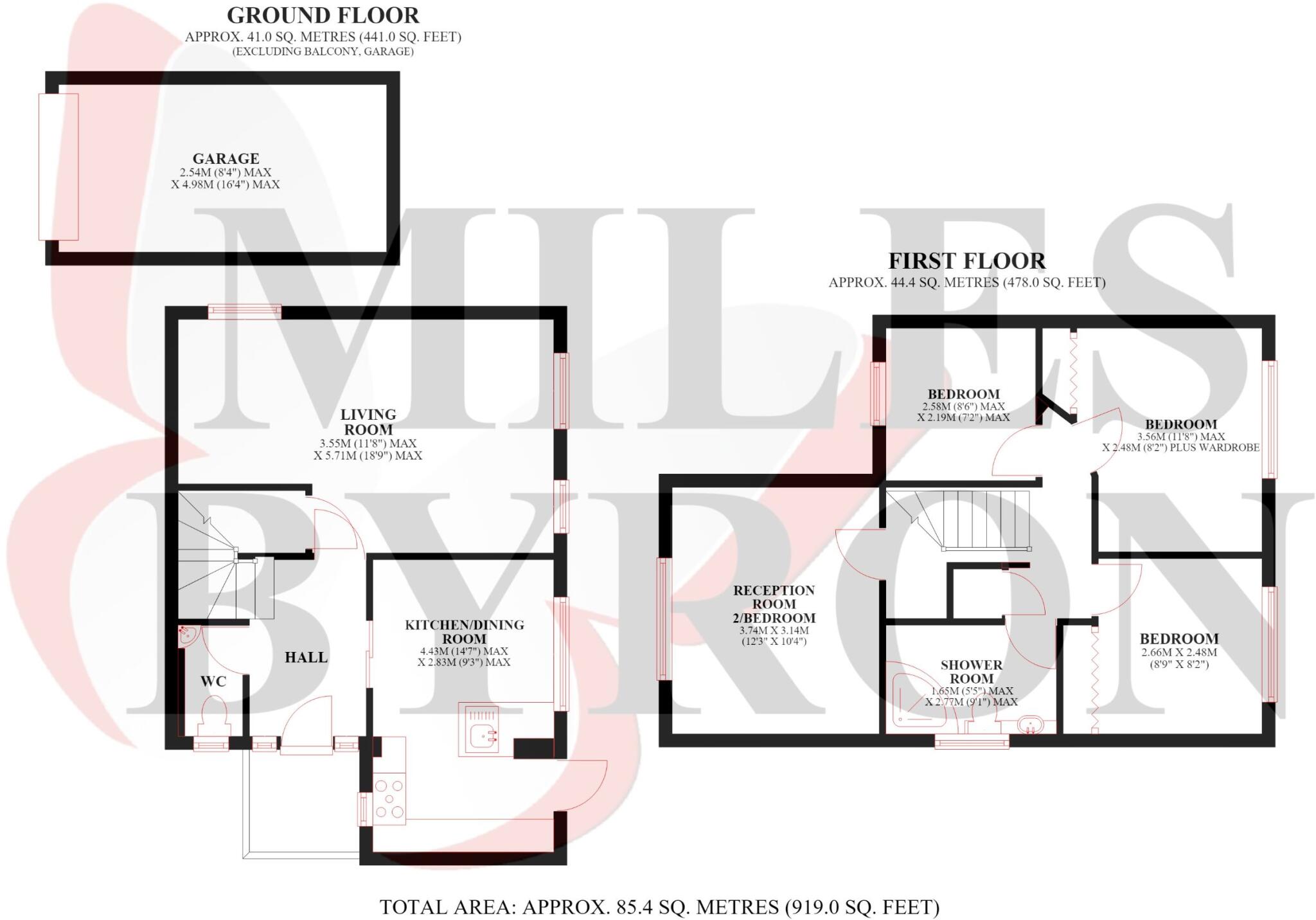 Cloverlands, Haydon Wick, Swindon floorplan