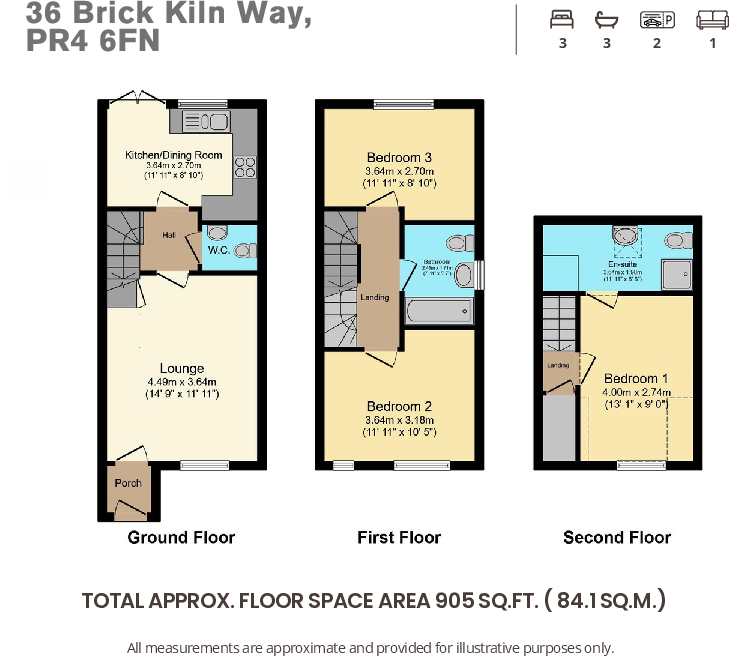 Brick Kiln Way, Tarleton, Preston, Lancashire floorplan