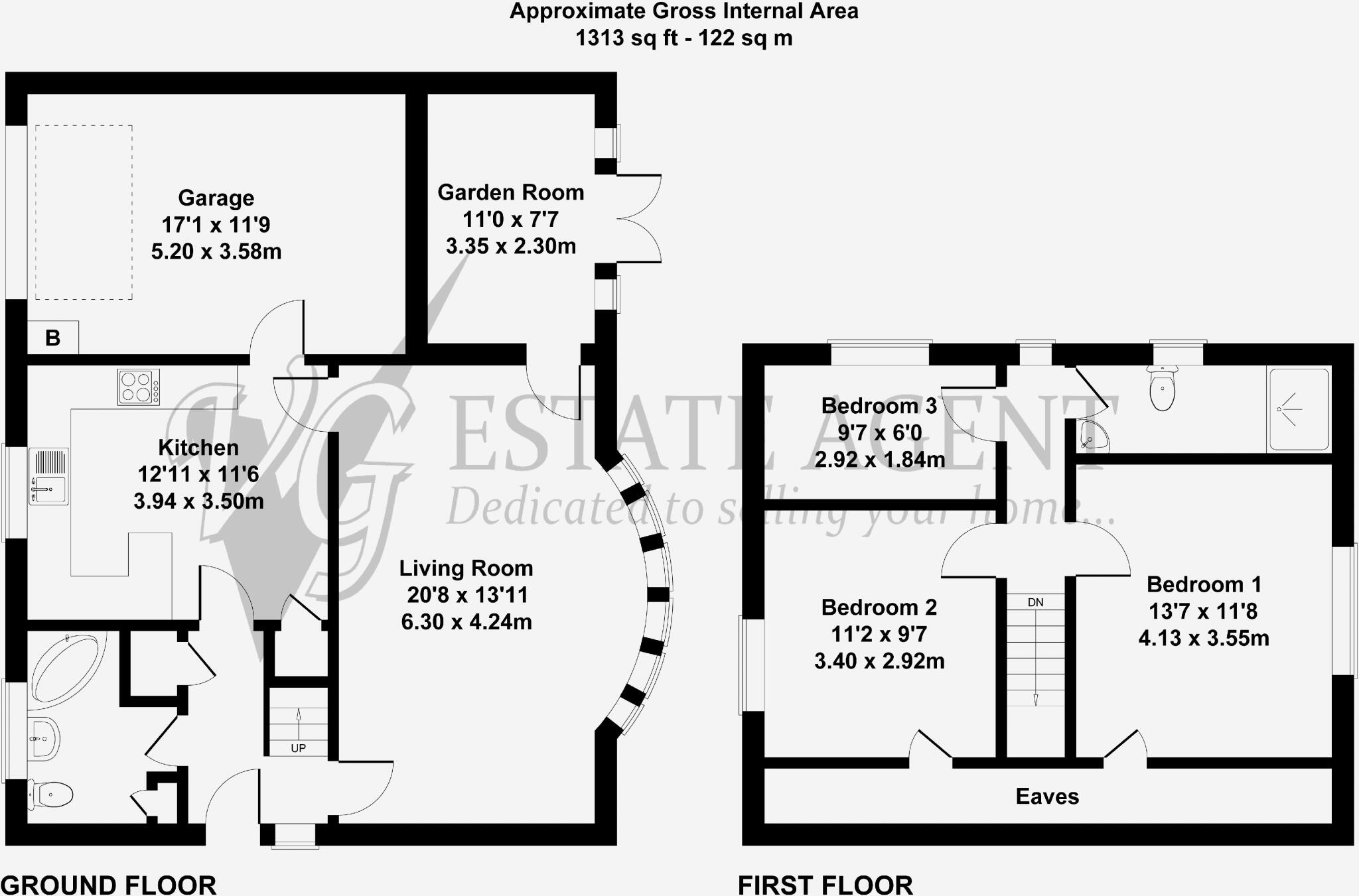 13 Daleside, Greetland, HX4 8QD floorplan