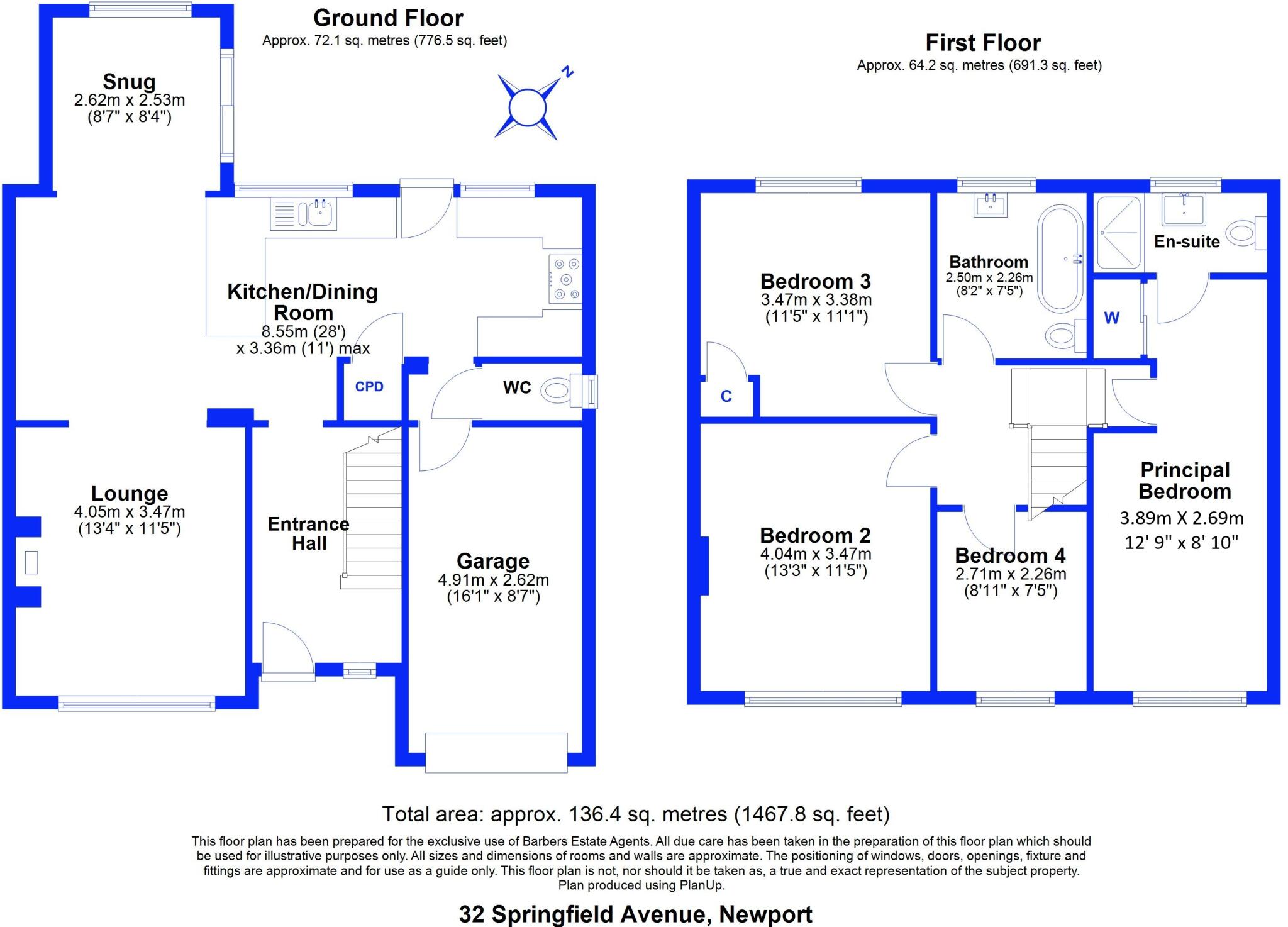 Springfield Avenue, Newport floorplan