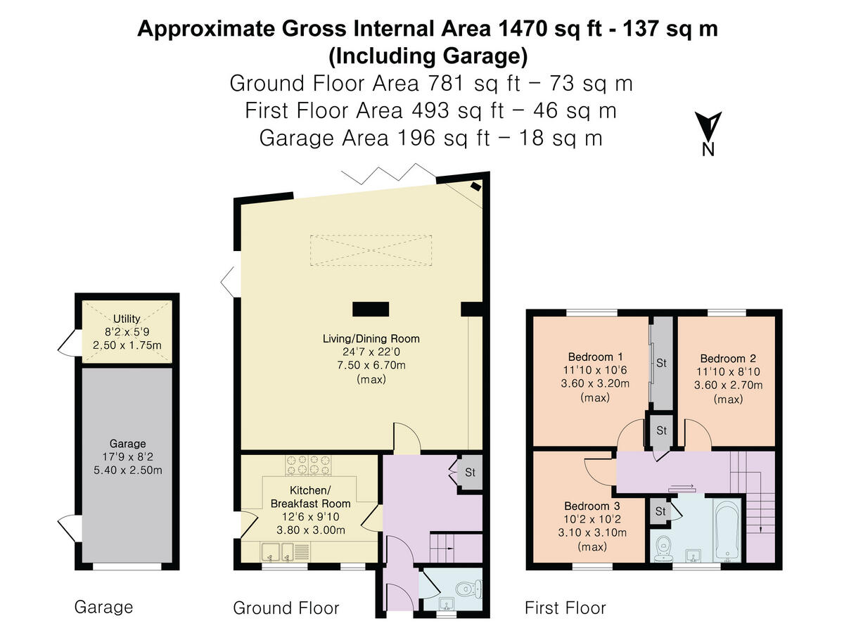 Collett Way, Grove, OX12 floorplan