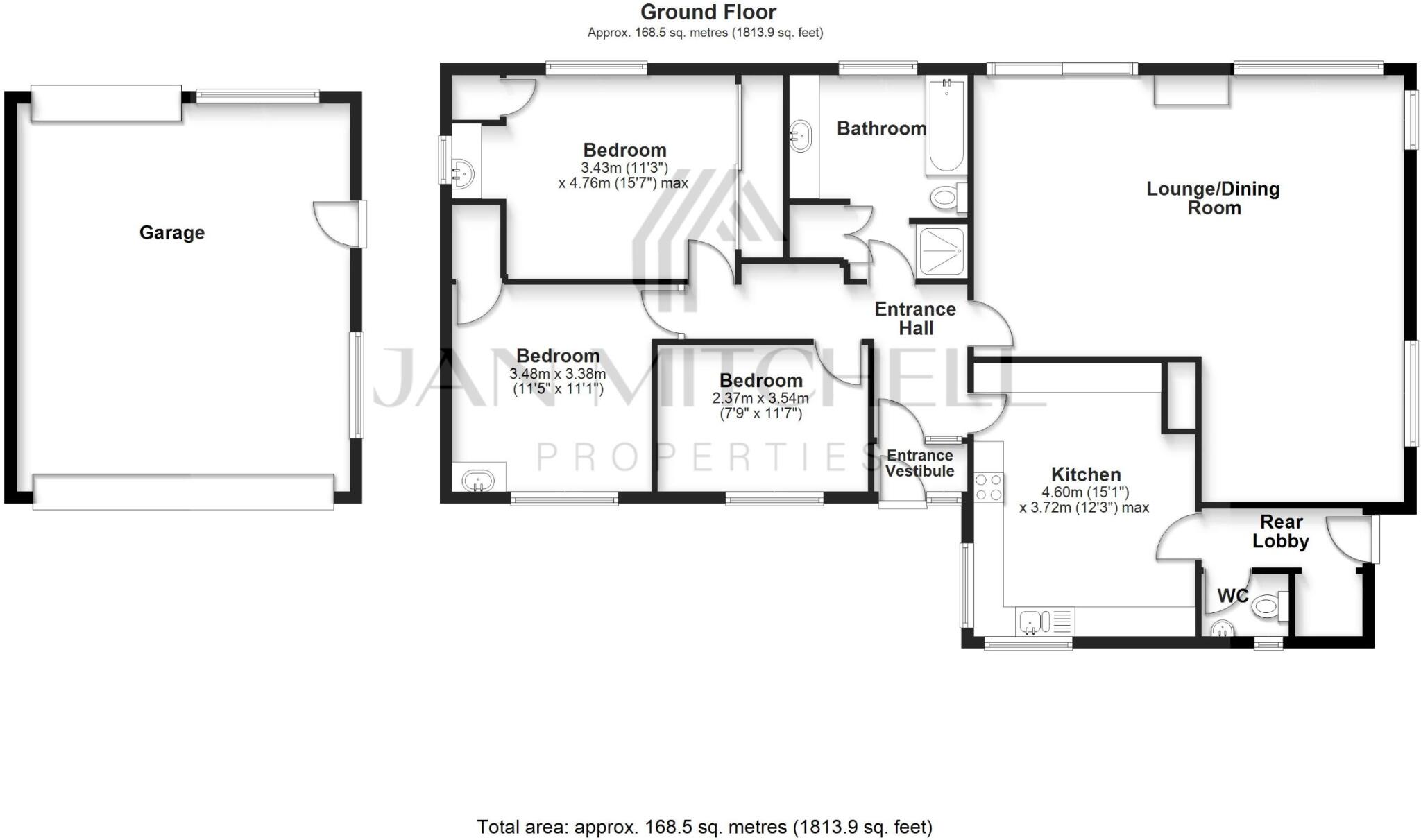 Invercauld, Pennyfine Road, Sunniside, Newcastle upon Tyne floorplan
