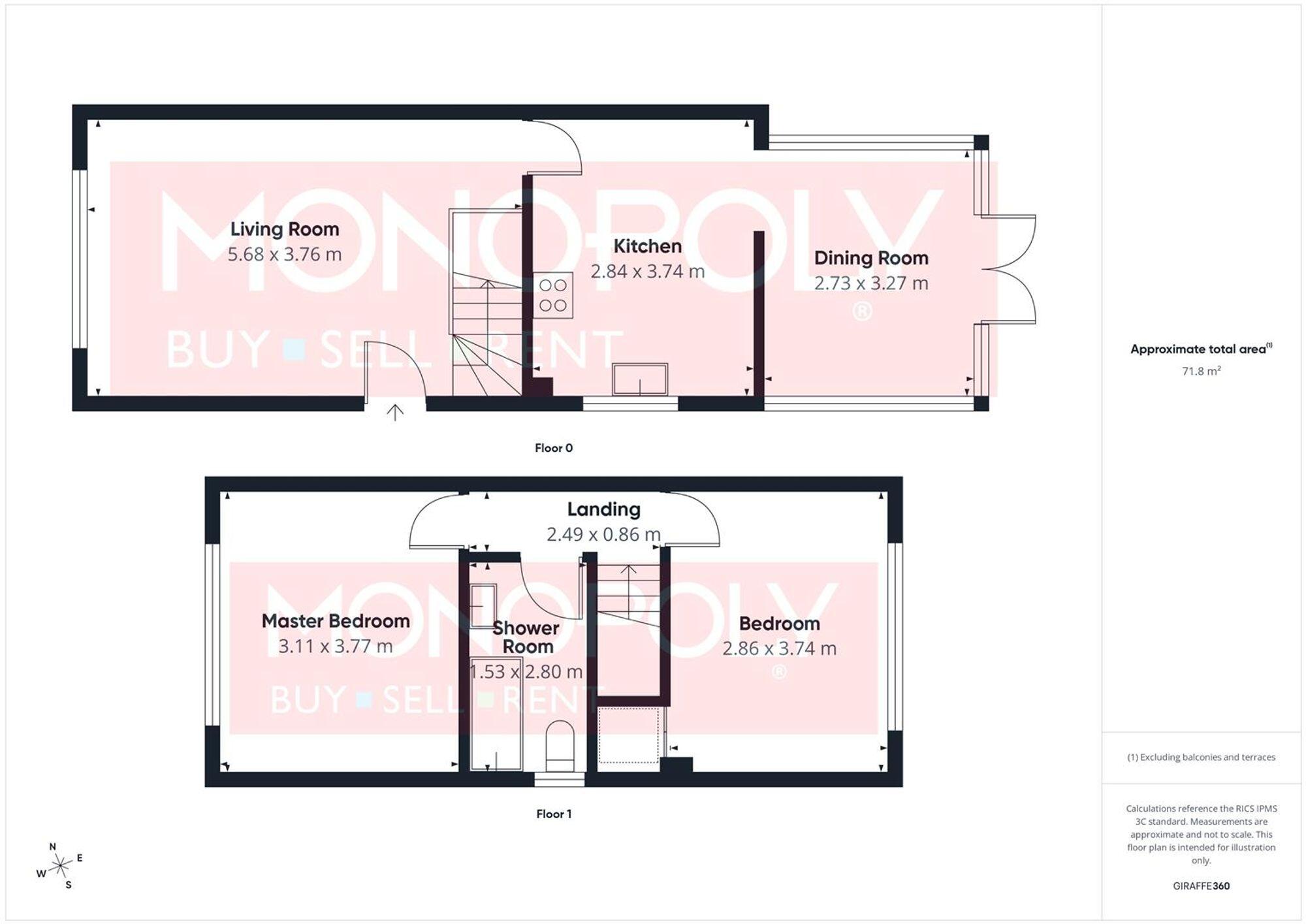 Ffordd Celyn, Denbigh, LL16 floorplan