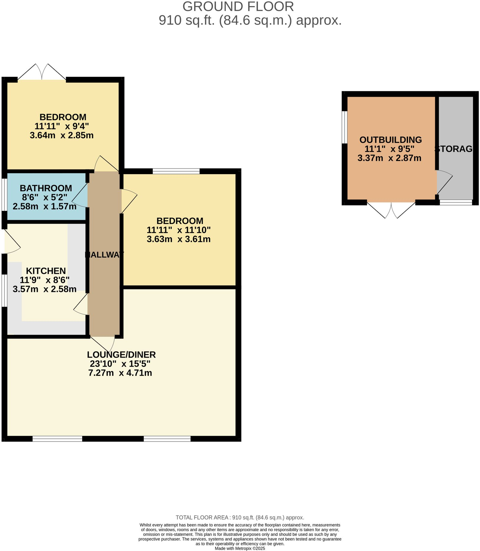 Grosvenor Avenue, Lowton, WA3 floorplan