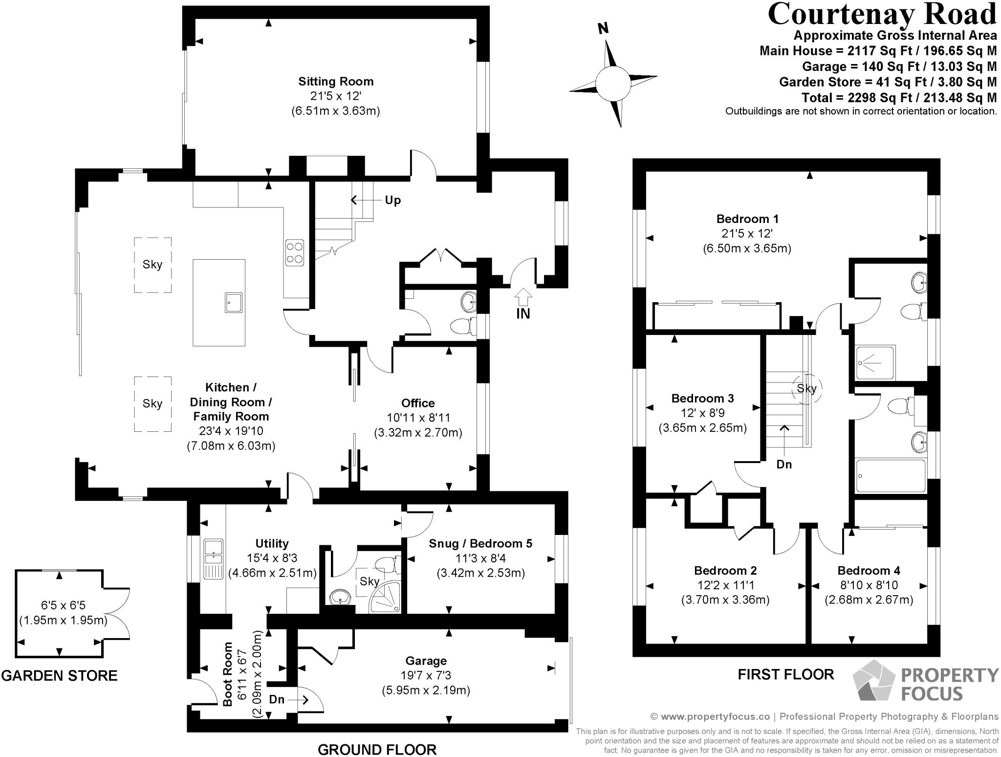 Courtenay Road, Winchester, Hampshire, SO23 floorplan