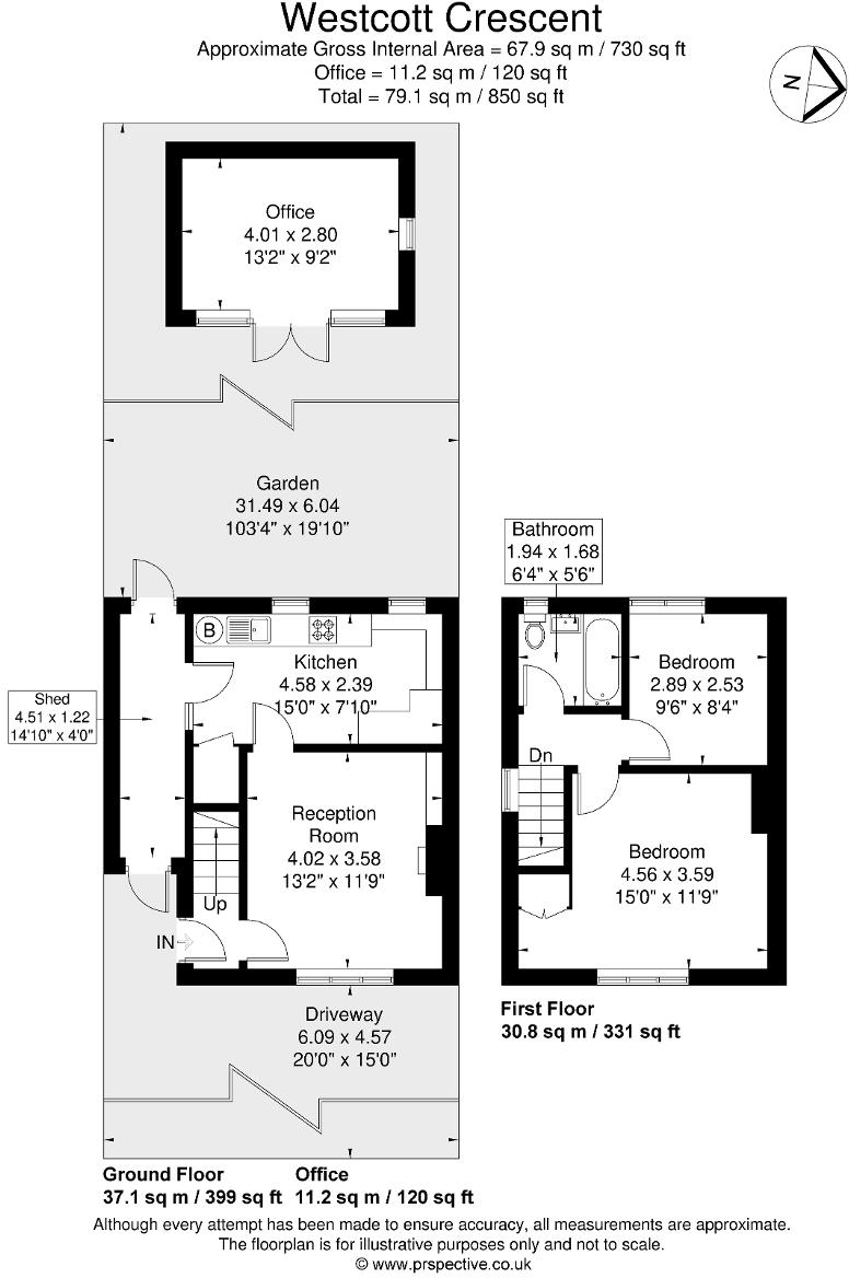 Westcott Crescent, Hanwell, London, W7 1PL floorplan