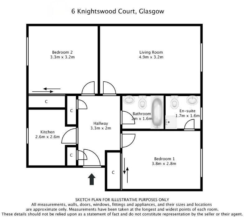 Knightswood Court, Knightswood, Glasgow, G13 2XN floorplan