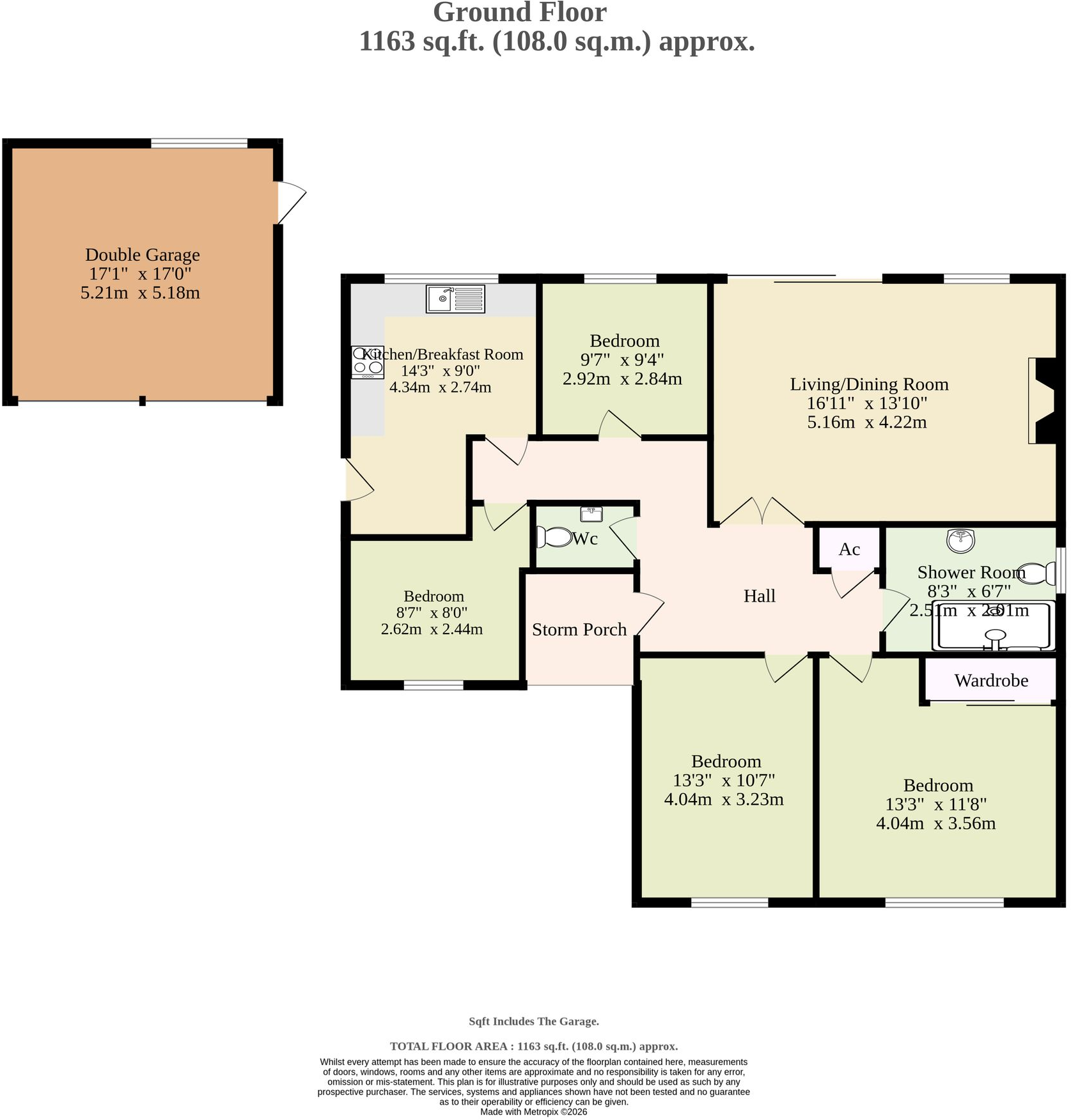 Akethorpe Way, Lowestoft floorplan