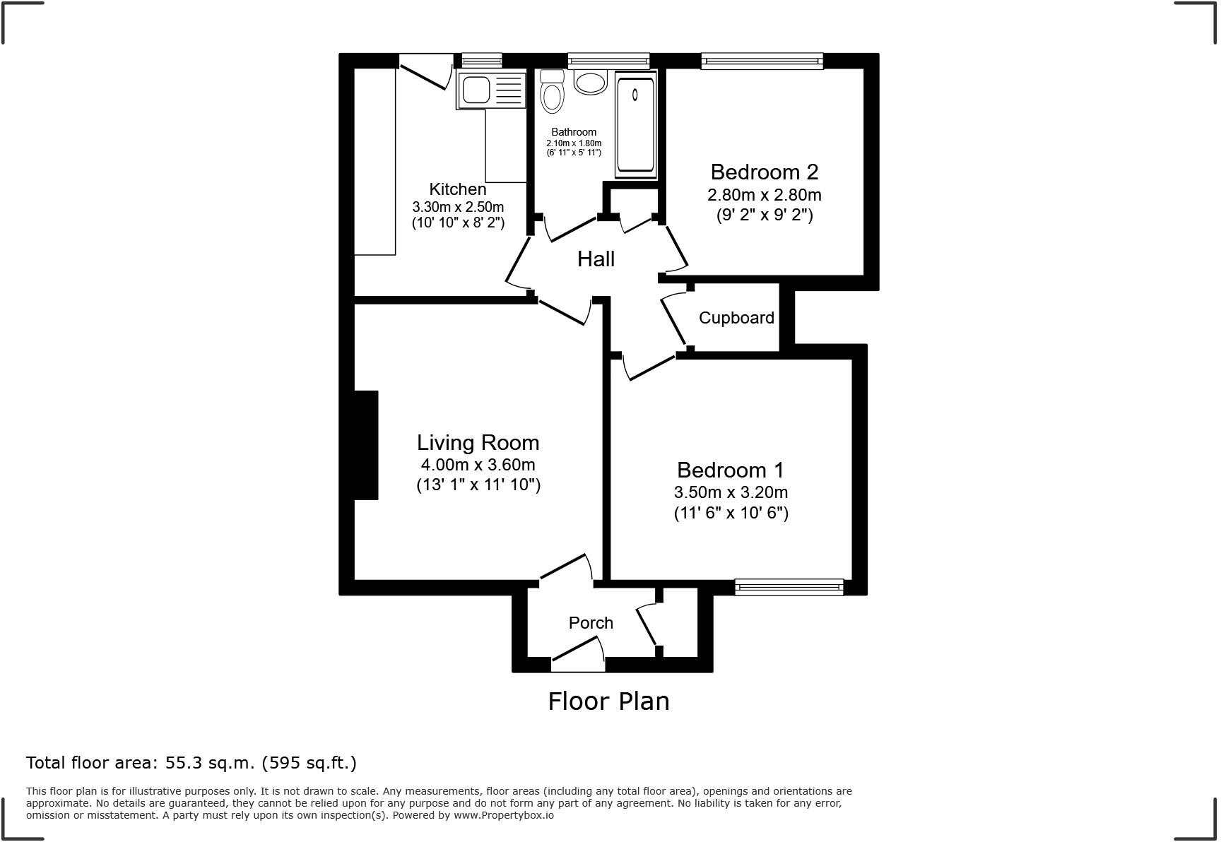 Grasmere Avenue, Ryde, Isle of Wight floorplan