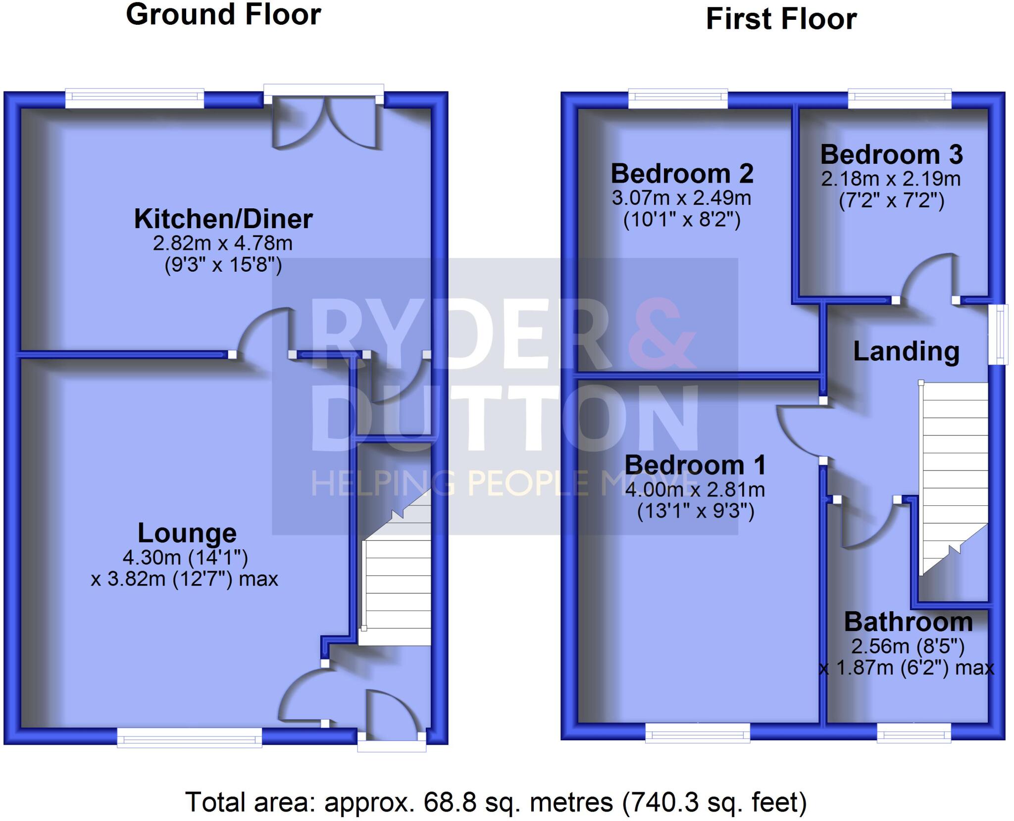 Cowie Street, Shaw, Oldham, Greater Manchester, OL2 floorplan