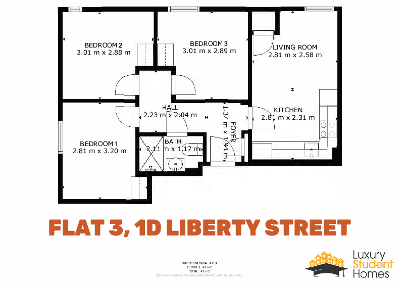 Liberty Street, Liverpool floorplan
