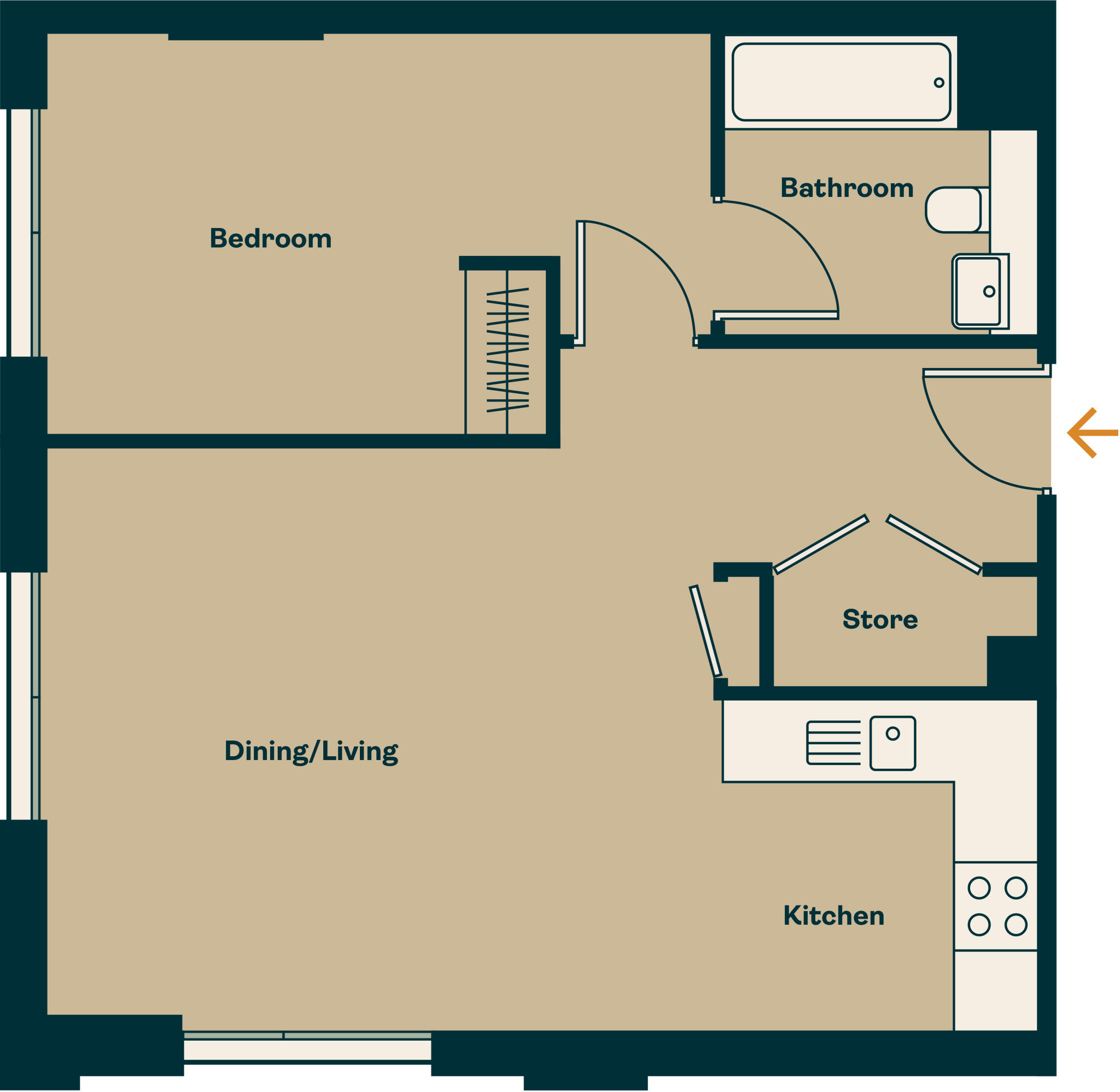 The Goodsyard, B18 floorplan