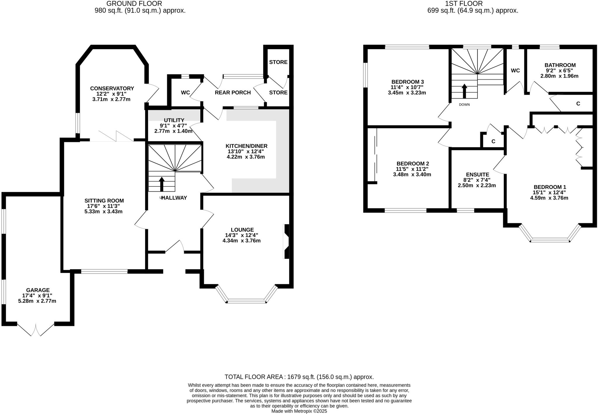 Bradford Road, Guiseley, Leeds, West Yorkshire, LS20 floorplan