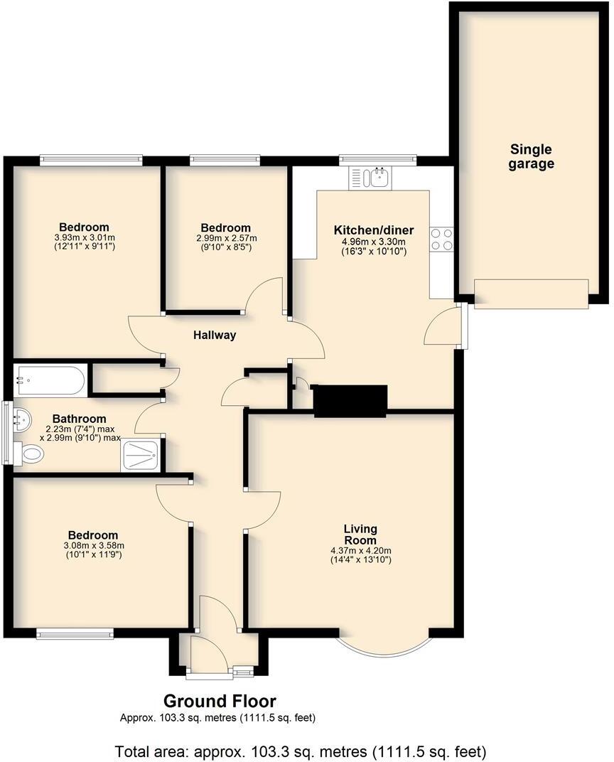 Hall Lane, Hingham floorplan