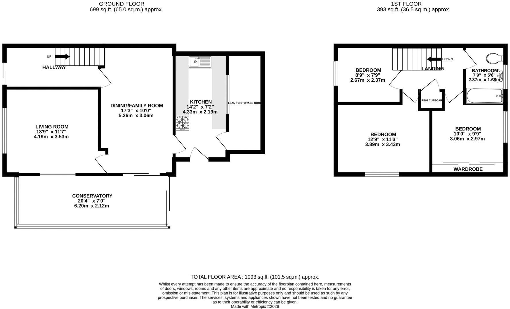 Woodview, Cotgrave, NG12 floorplan