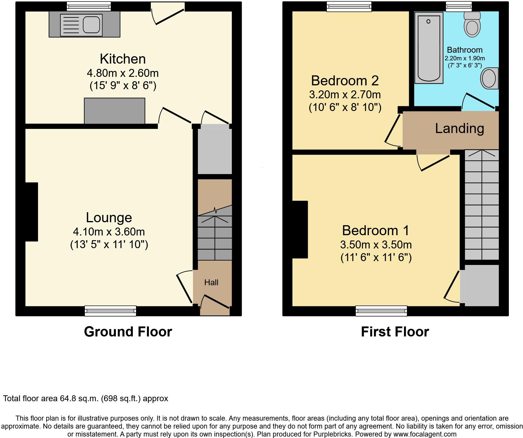 Raby Terrace, Ferryhill, DL17 floorplan