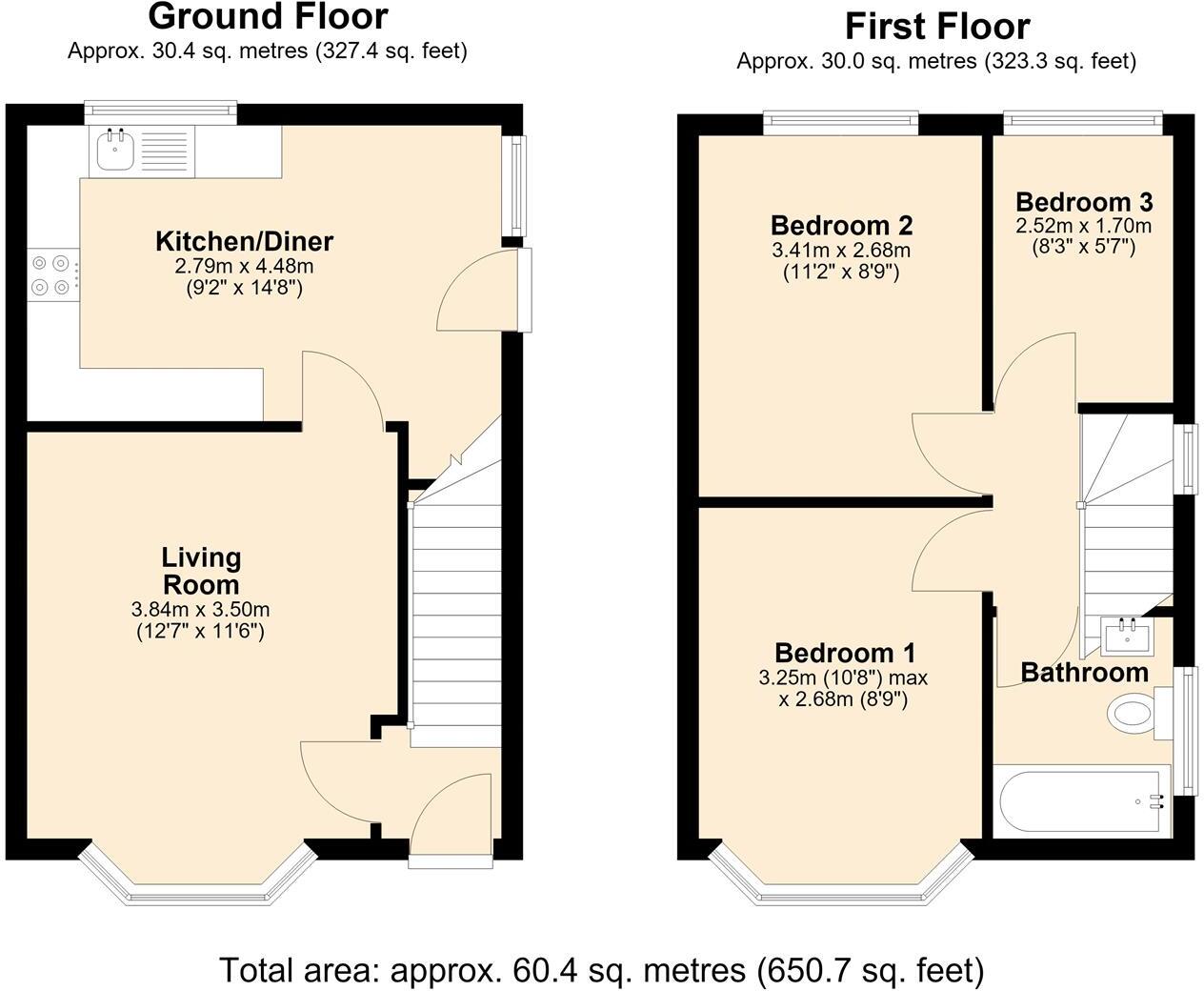 Pleasant Close, Sheffield floorplan