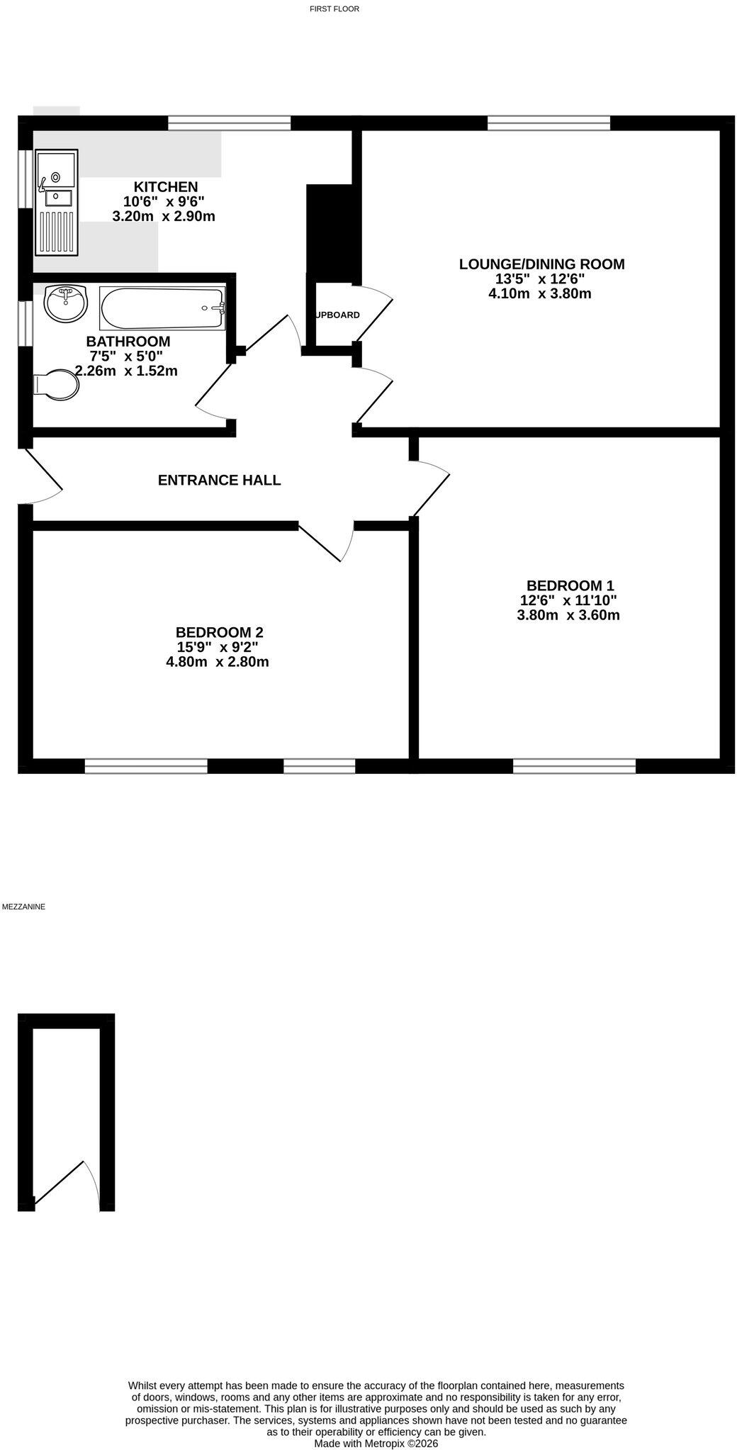 Ratcliffe Road, Farnborough, GU14 floorplan