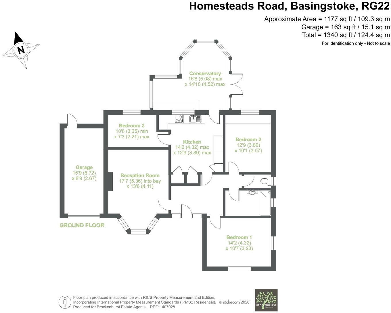 Homesteads Road, Basingstoke RG22 5LQ floorplan