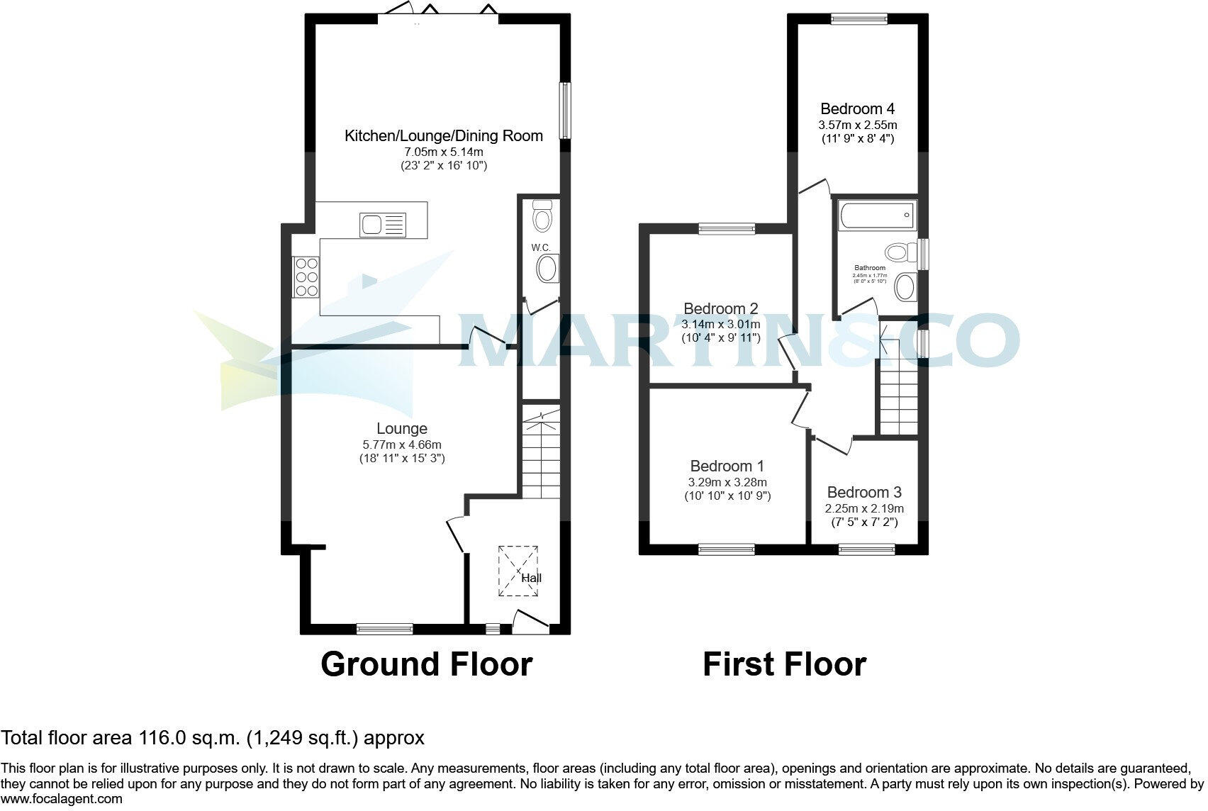 Albert Drive, Woking floorplan