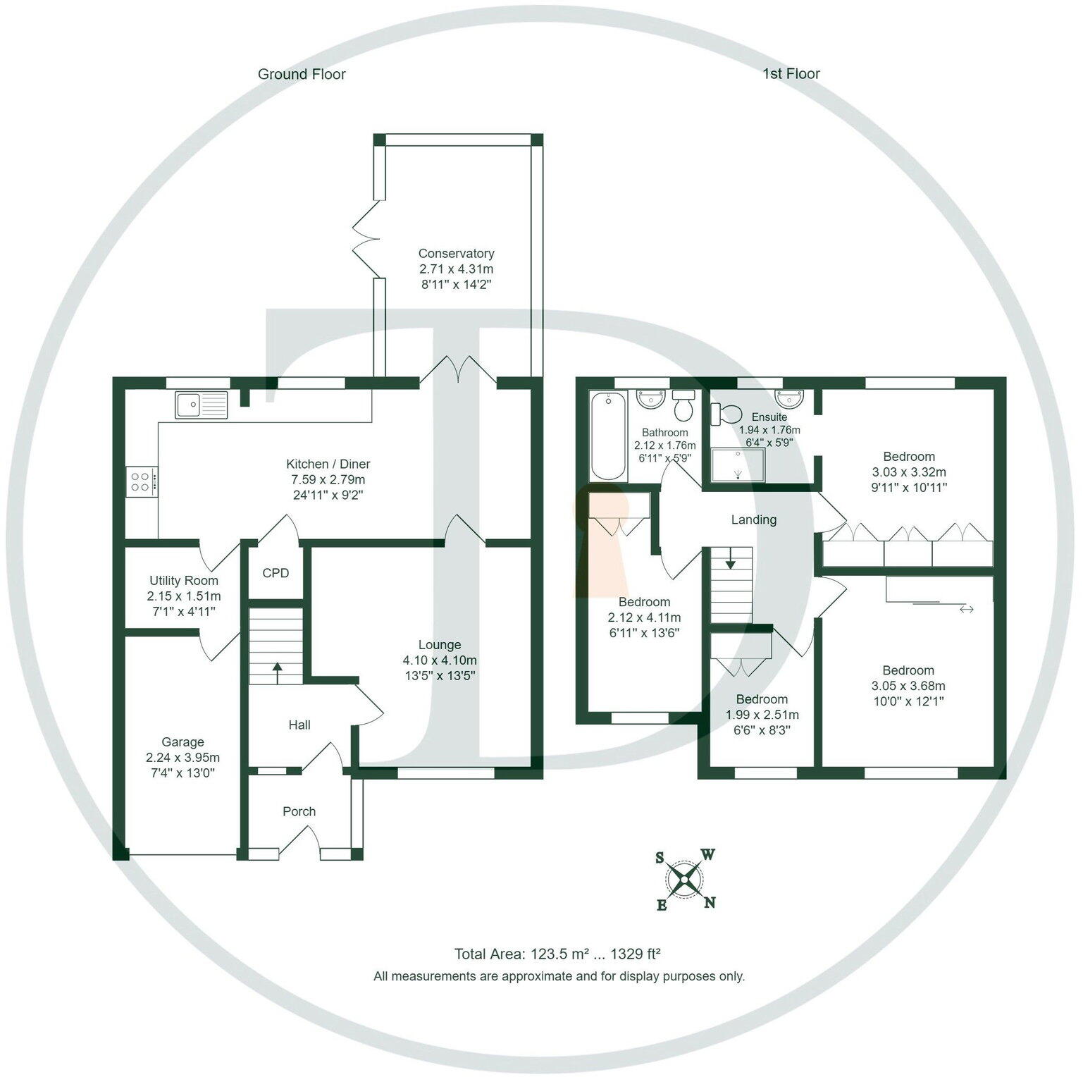 Acacia Drive, Great Sutton, Ellesmere Port, CH66 floorplan