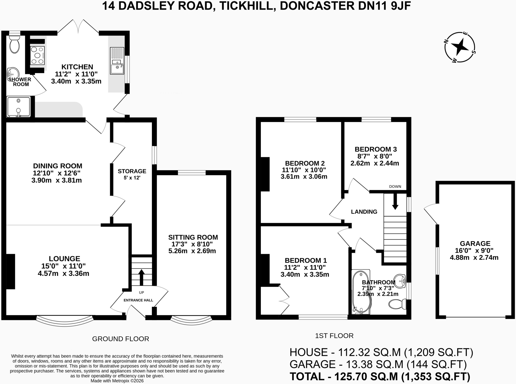 Dadsley Road, Tickhill floorplan