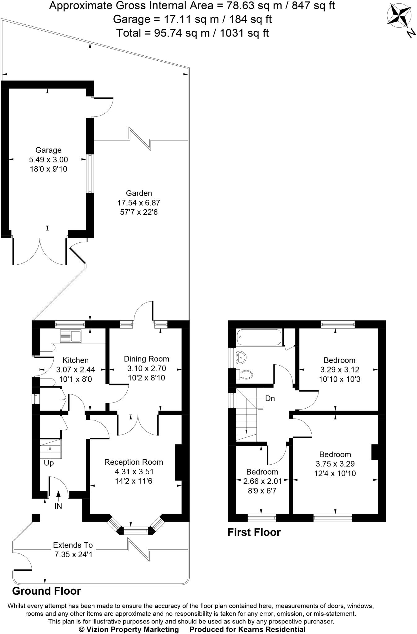 Leys Close, Harefield, Uxbridge, UB9 floorplan
