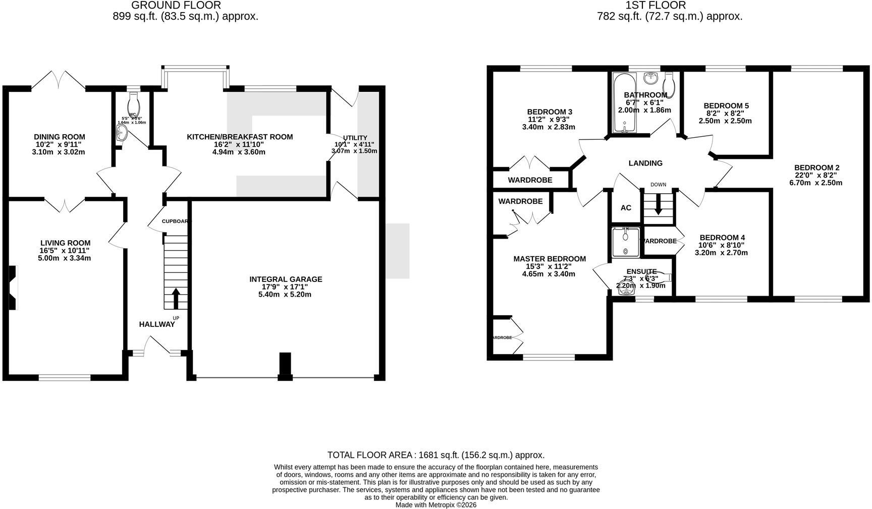 Albion Way, Verwood floorplan