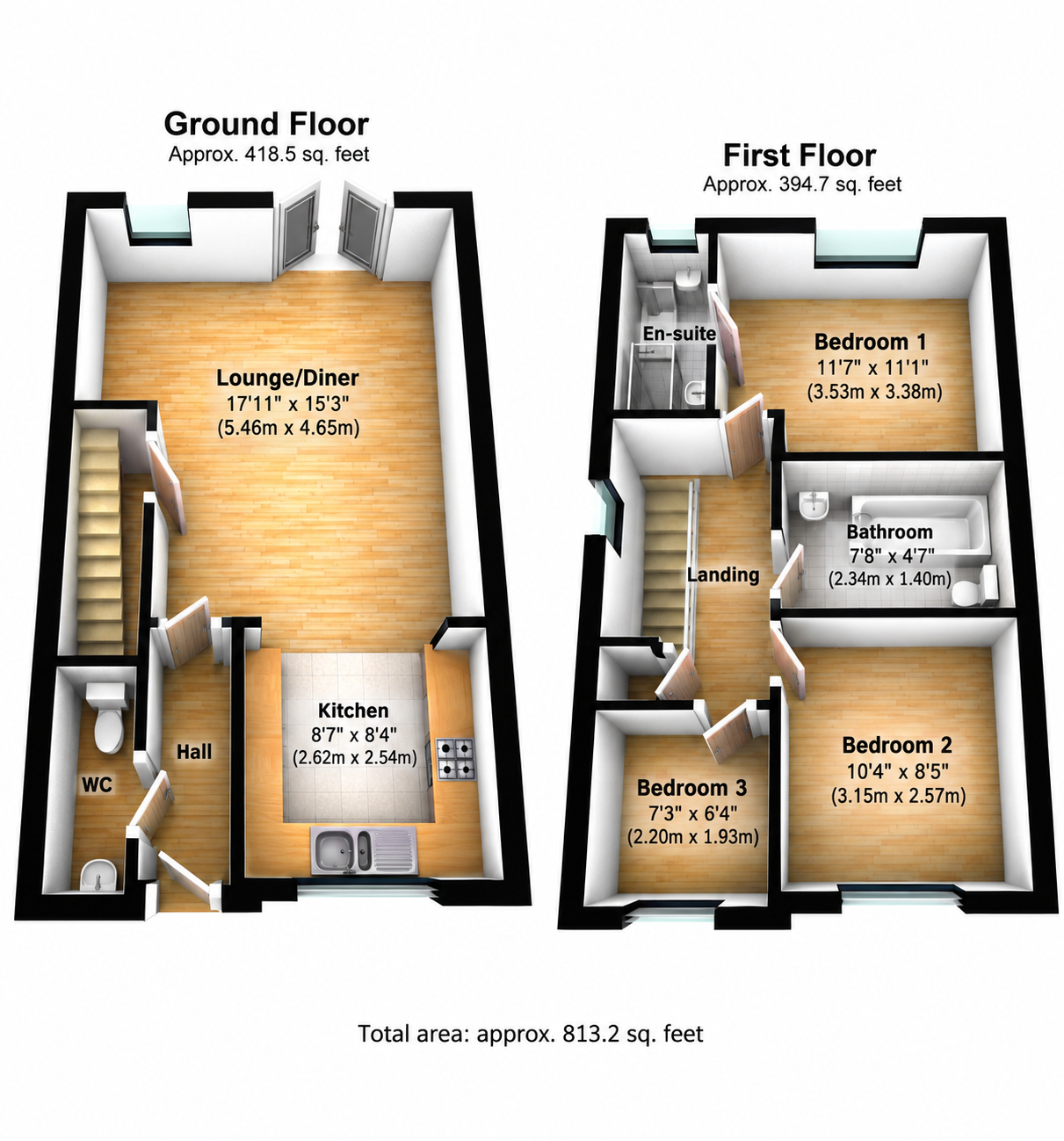 Darwin Rise,Northfleet,Gravesend,DA11 8FJ floorplan