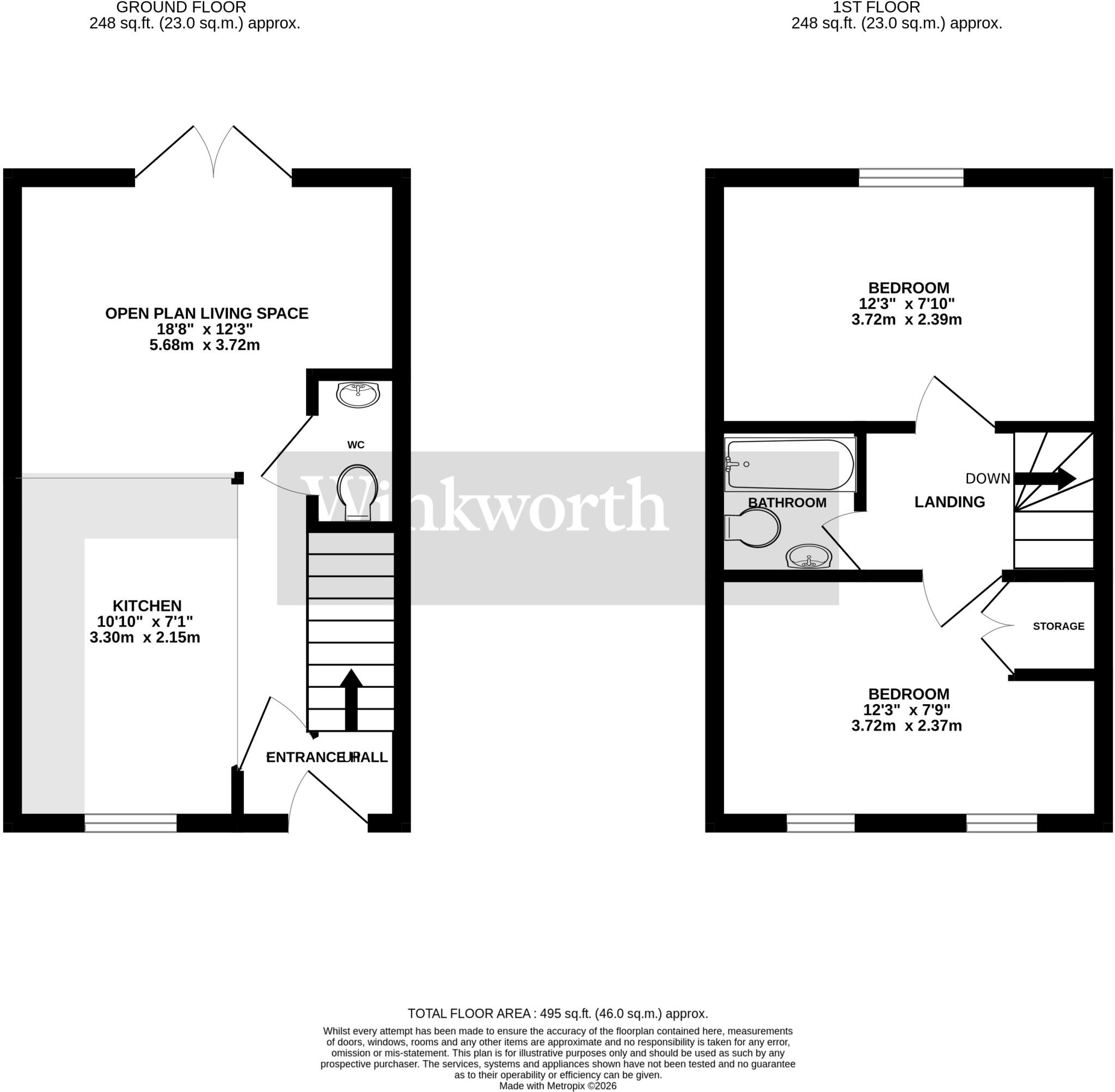 Otter Place, Hethersett, Norwich, Norfolk, NR9 floorplan